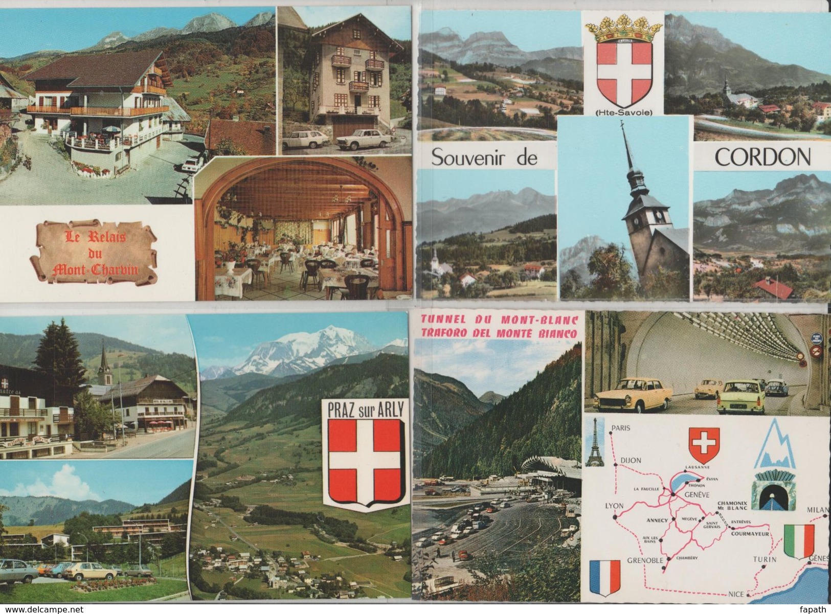 74-Multivues De Villes - Haute Savoie-lot De 20 Cartes Postales-non écrites-2 Scans- 10.5 X 15- - 5 - 99 Cartes