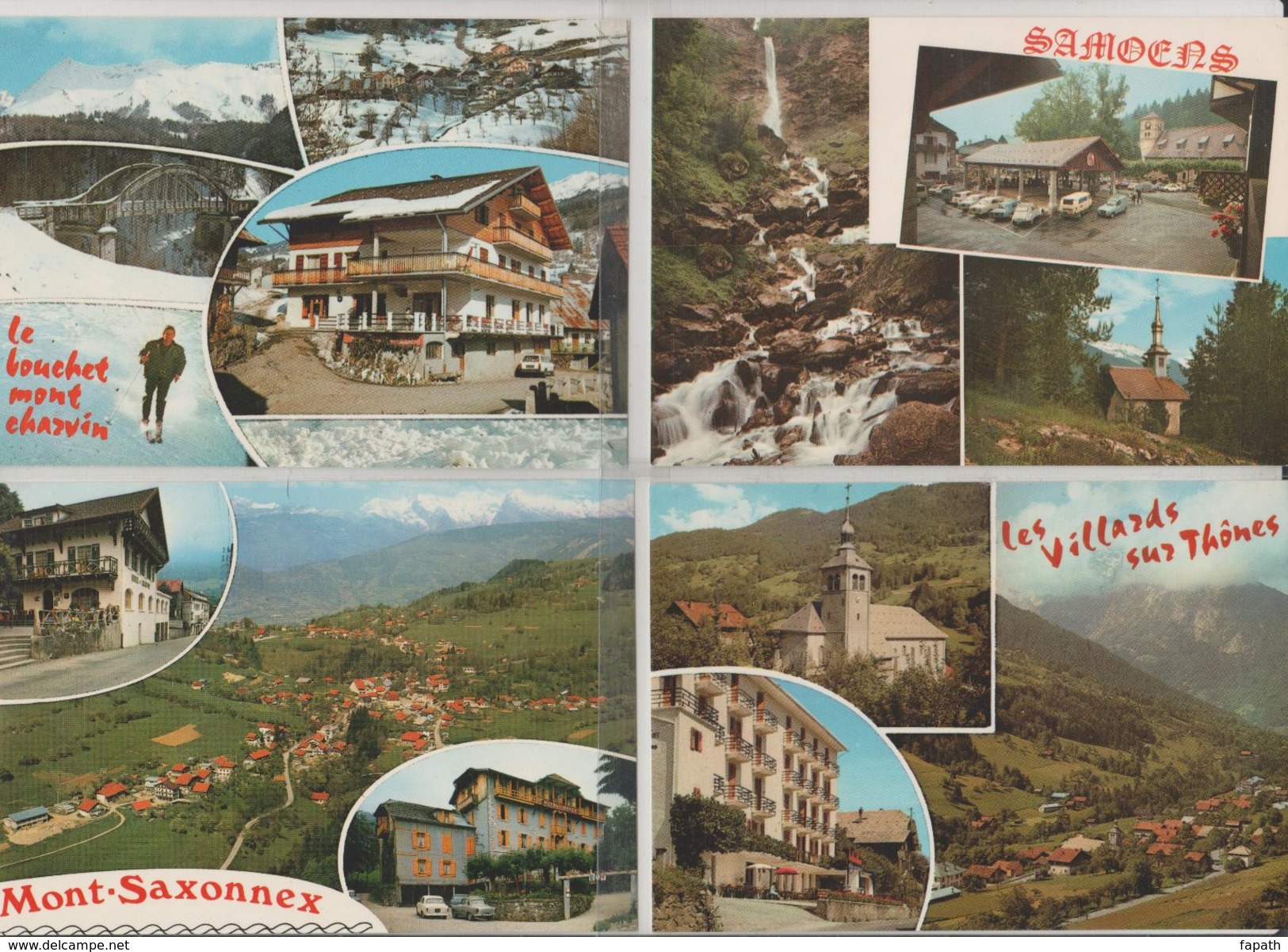 74-Multivues De Villes - Haute Savoie-lot De 20 Cartes Postales-non écrites-2 Scans- 10.5 X 15- - 5 - 99 Cartes