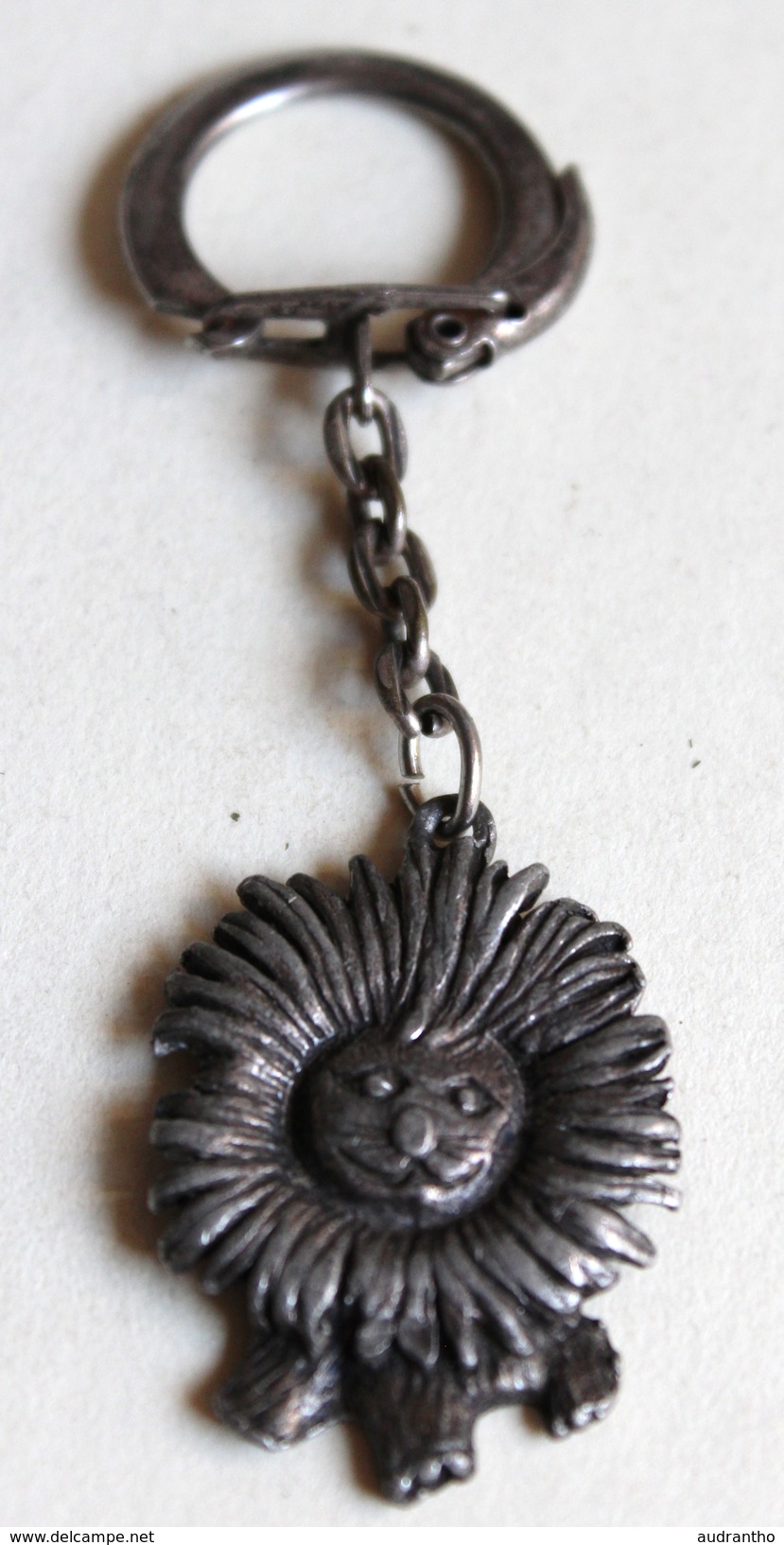 Porte Clefs Ancien Rare La Boutique De Sheila Chanteuse Mascotte Lion Vernon - Key-rings