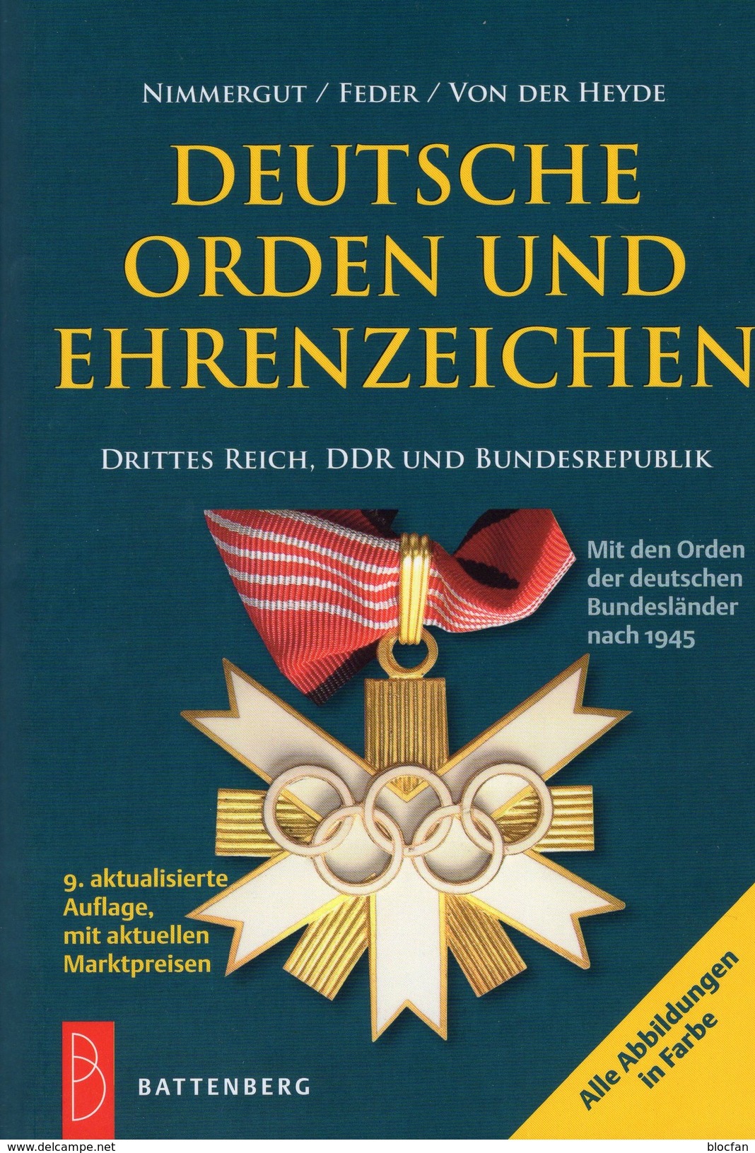 Katalog Deutsche Orden Ehrenzeichen 2014 Neu 20&euro; 3.Reich DDR BRD Berlin Baden Bayern Saar Sachsen Catalogue Germany - RFA