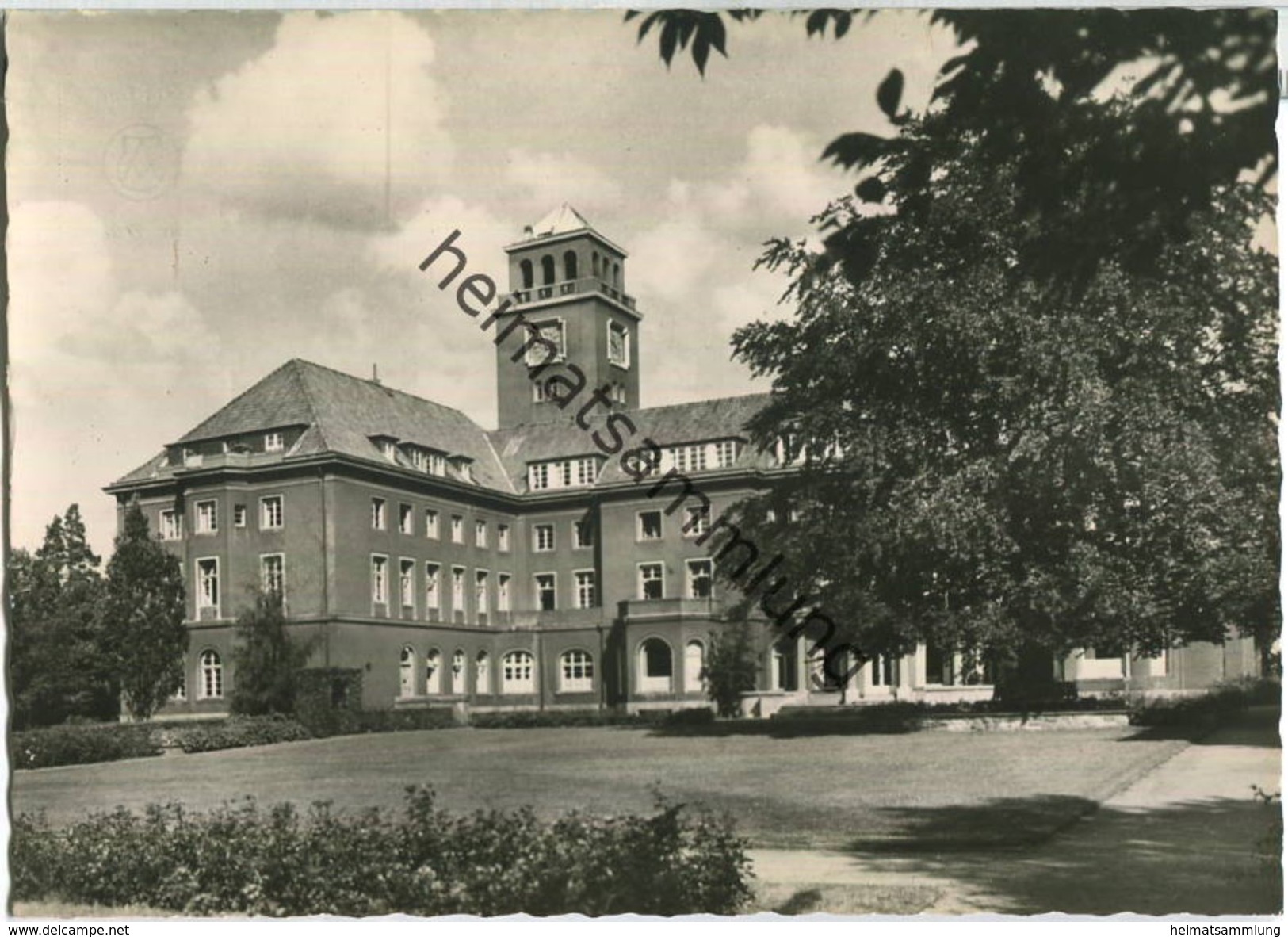 Hamburg - Rathaus Bergedorf - Foto-Ansichtskarte - Bergedorf