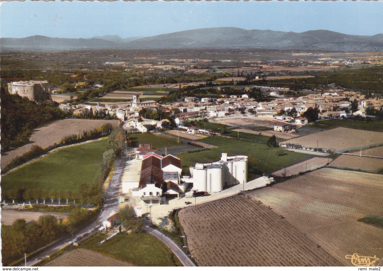 CPSM   SUZE La ROUSSE 26  Vue Générale Aérienne.La Cave Coopérative - Autres & Non Classés