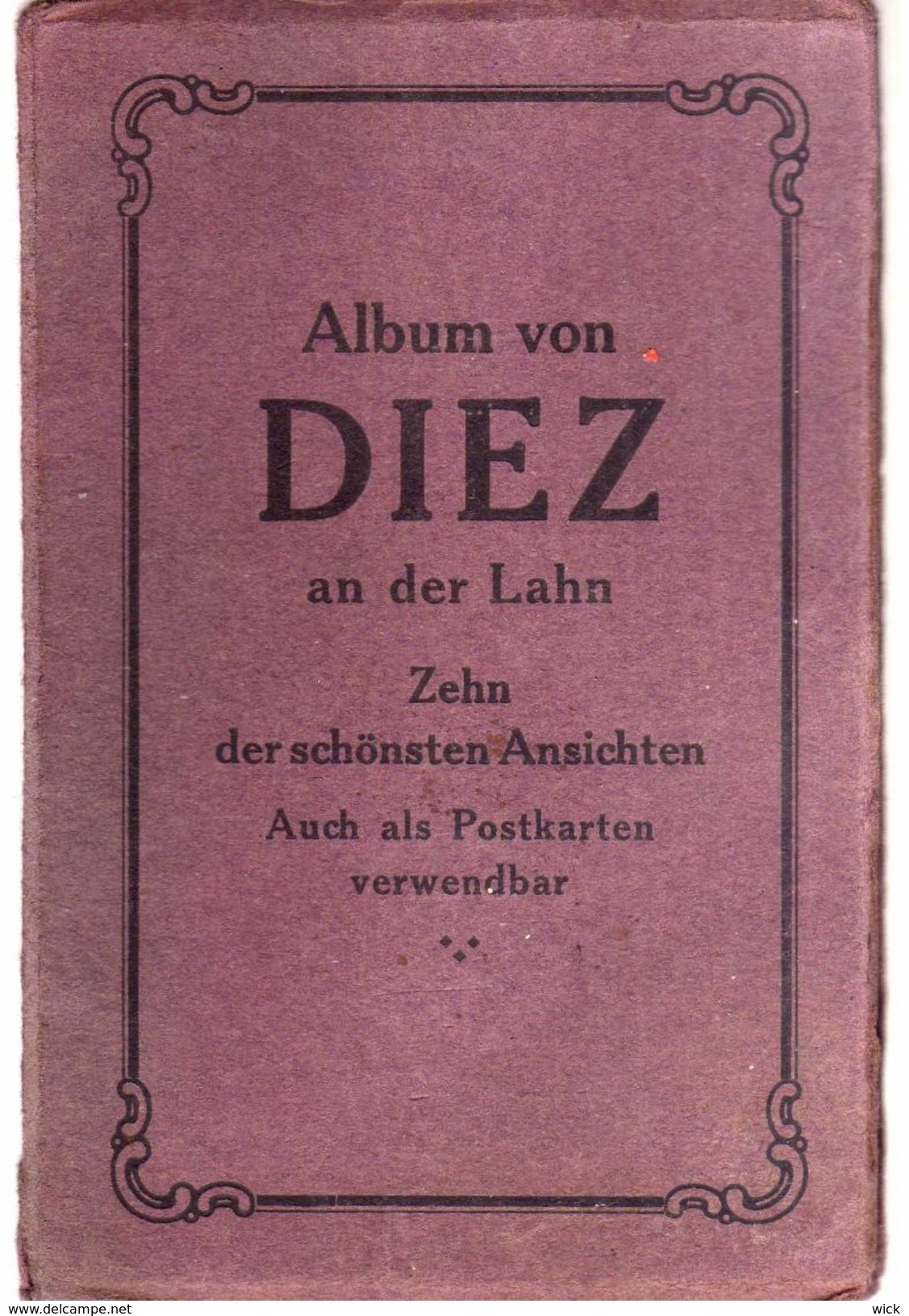 AK Diez - Album Von Diez Ansichtskarten-Leporello, Groß (AK-Format) Mit 5 Stück Ansichtskarten Diez -rar !!! - Diez