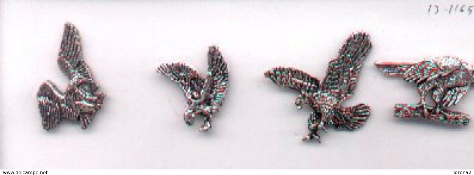 Pin Relieve. 4 Pins Aves. Ref. 13-1165 - Sin Clasificación