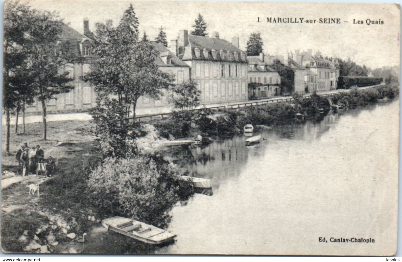 10 - MARCILLY Sur SEINE -- Les Quais - Marcilly