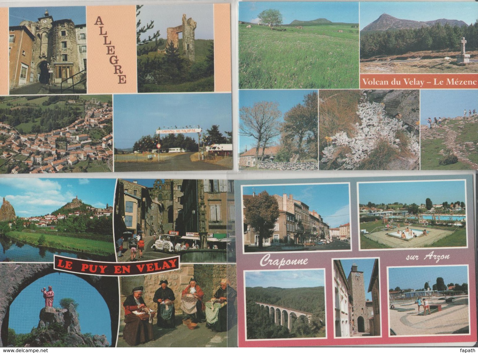 43-Vues Et Multivues- Haute Loire -lot De 20 Cartes Postales-non écrites-2 Scans- 10.5 X 15- - 5 - 99 Cartes