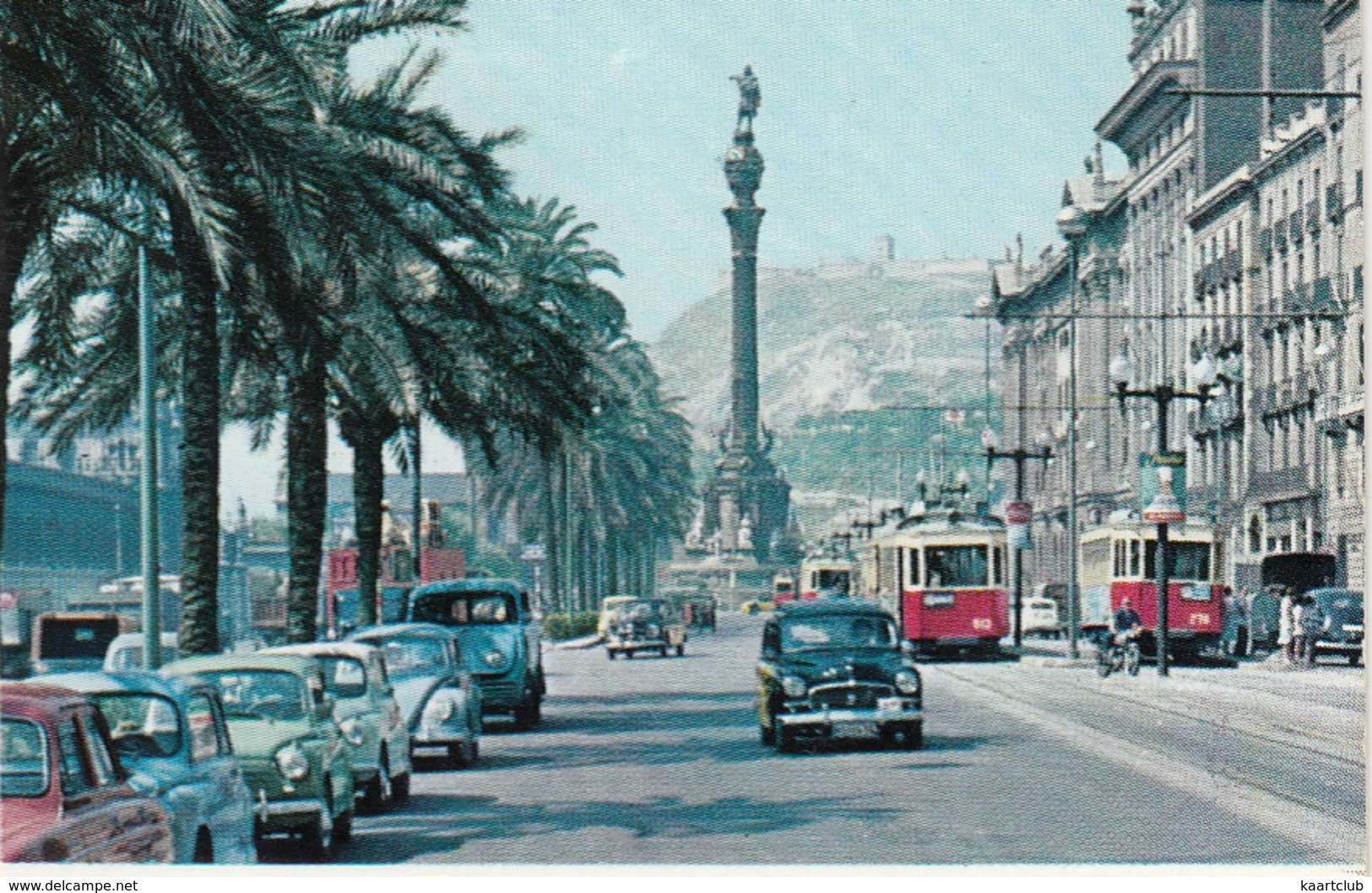 Barcelona: FIAT-SEAT 600,1400B, VW 1200 KÄFER/COX, DKW F89L, 2x TRAM, SEAT TAXI'S - Rucuerdo/Remembrance - Toerisme