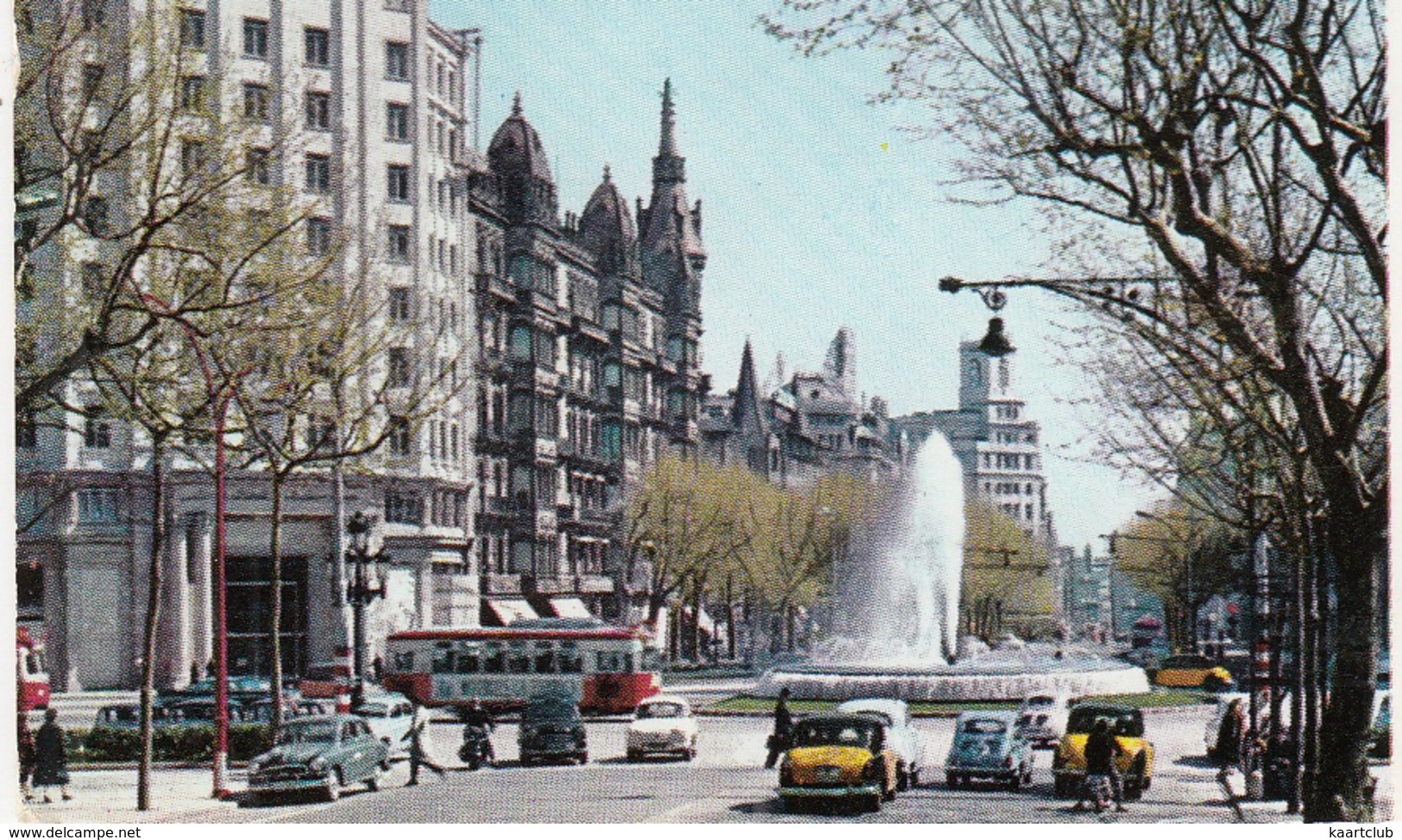 Barcelona: FIAT-SEAT 600,1400B, VW 1200 KÄFER/COX, DKW F89L, 2x TRAM, SEAT TAXI'S - Rucuerdo/Remembrance - Toerisme