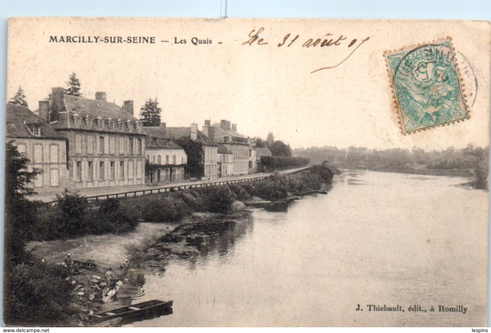 10 - MARCILLY Sur SEINE -- Les Quais - Marcilly