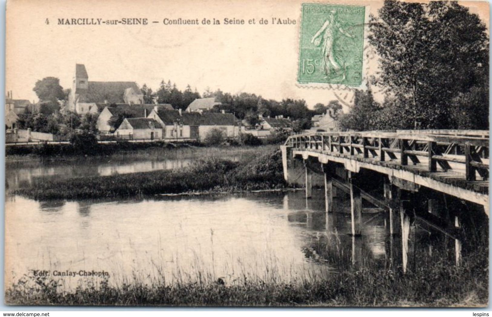 10 - MARCILLY Sur SEINE --  Confluent De La Seine Et De L'Aube - Marcilly