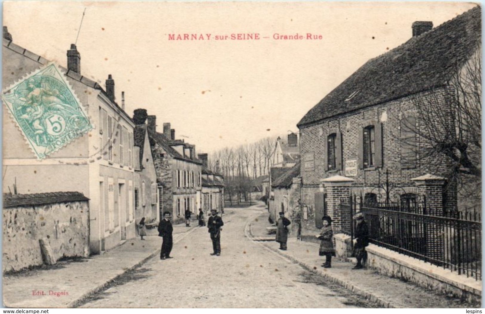 10 - MARNAY Sur SEINE -- Grande Rue - Autres & Non Classés