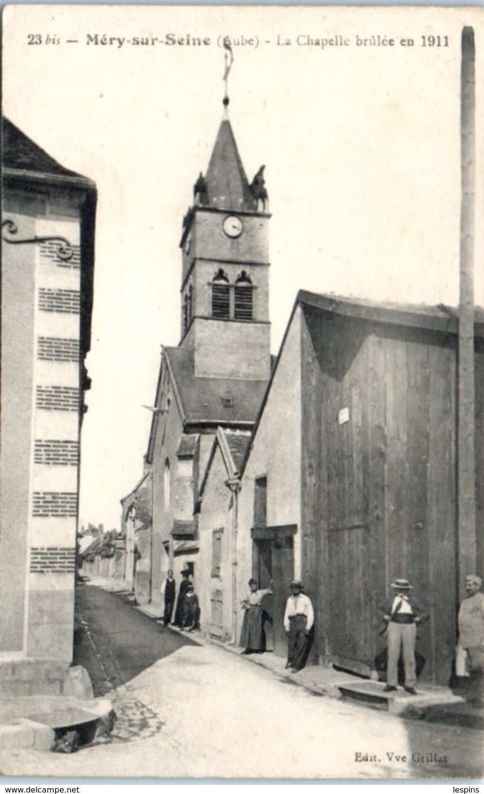 10 - MERY Sur SEINE -- La Chapelle  Brulée En 1911 - Autres & Non Classés