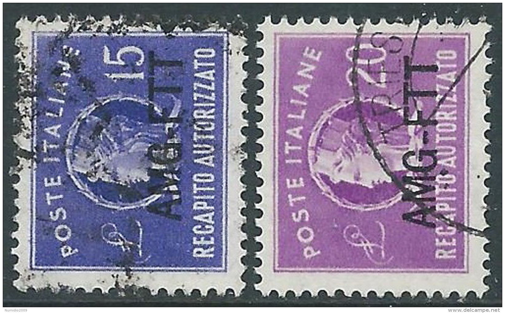 1949-52 TRIESTE A USATO RECAPITO AUTORIZZATO - R14-5 - Express Mail