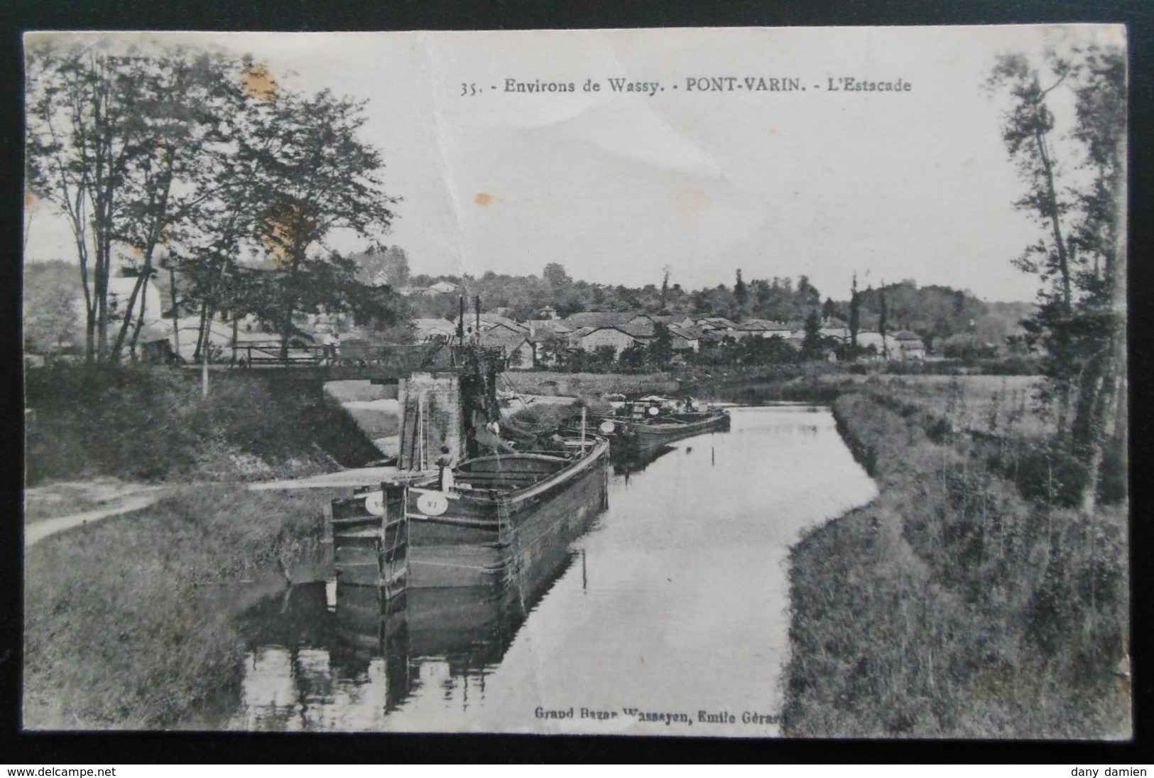 Cartes Postale De Wassy - Environs De Wassy - PONT-VARIN - L'Estacade - CARTE PLIE VOIR PHOTO - Wassy