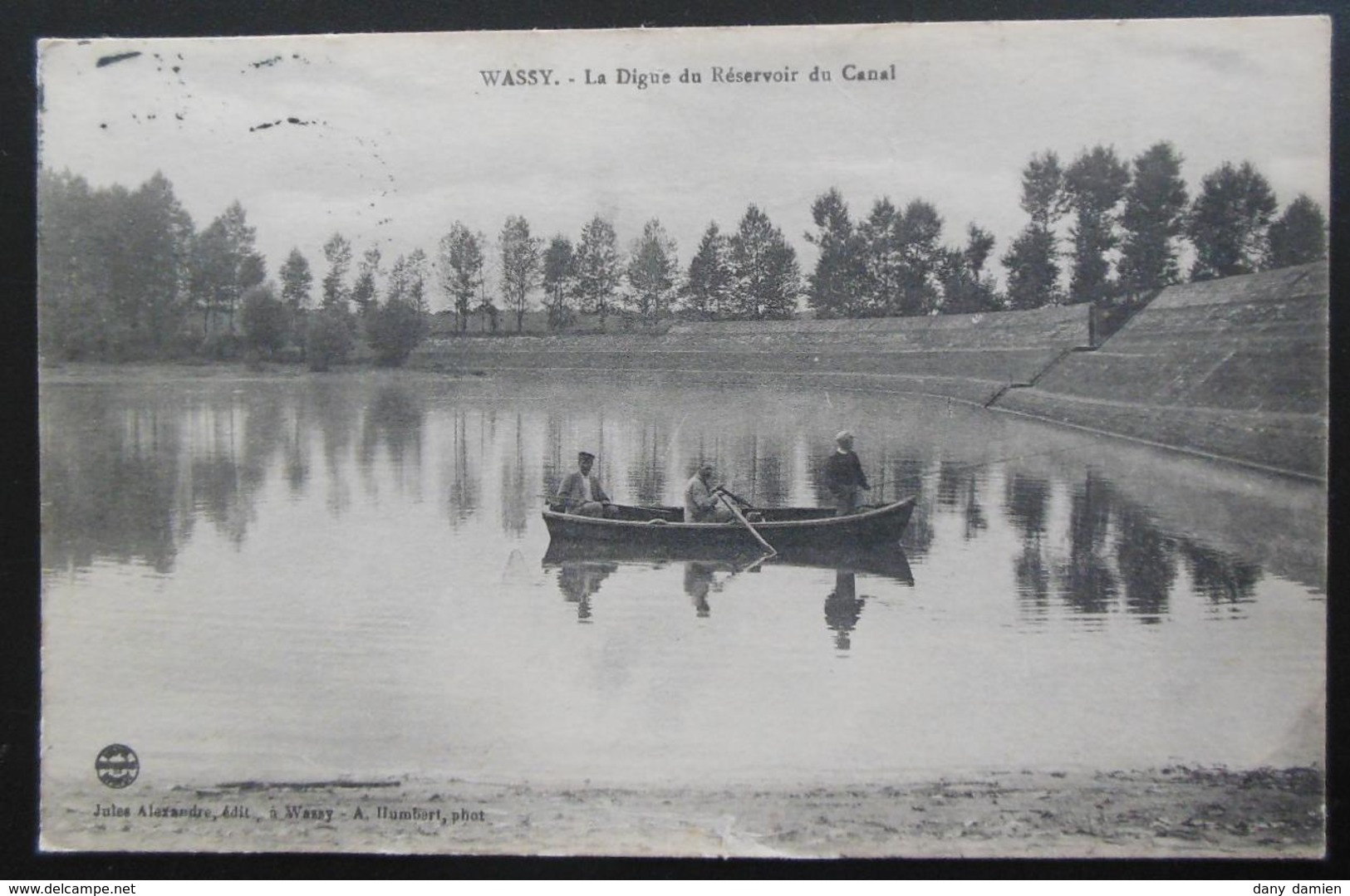 Carte Postale De Wassy - La Digue Du Réservoir Du Canal - Wassy