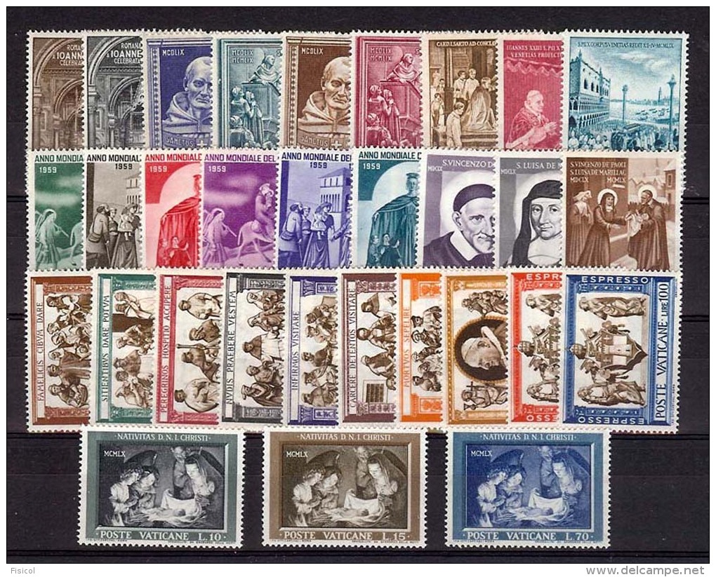 VATICAN 1960 -  Complete Year Set  MNH-VF ** - Full Years