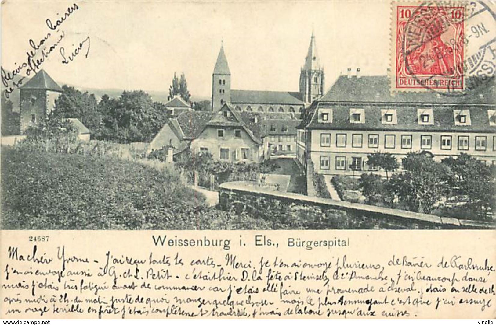 A-17.6803 : WEISSENBURG I E.   BÜRGERSPITAL - Weissenburg