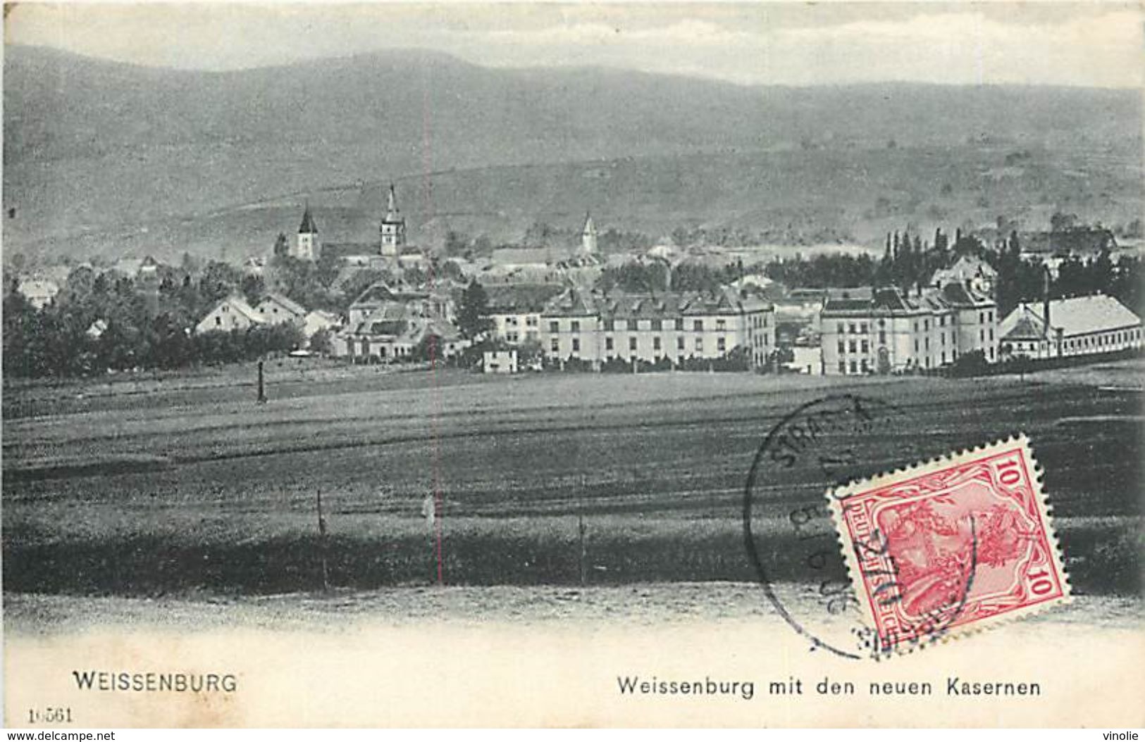 A-17.6811 : WEISSENBURG I. E.   MIT DEN NEUEN KASERNEN - Weissenburg