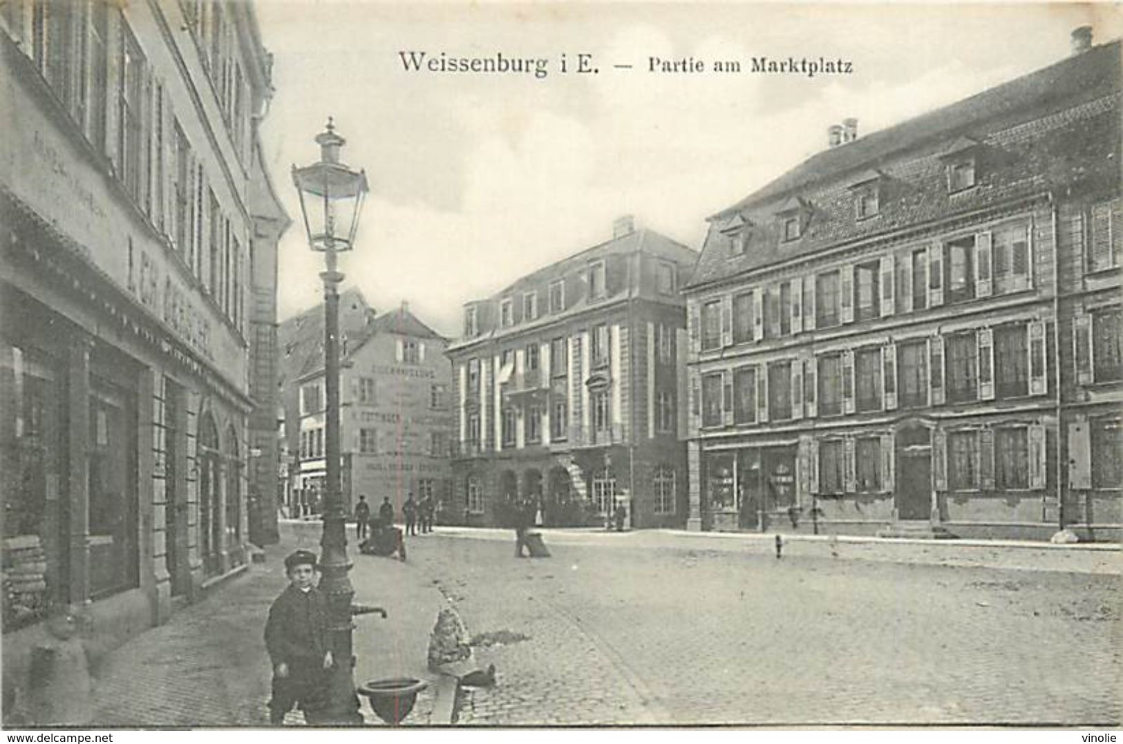 A-17.6812 : WEISSENBURG I. E.   PARTIE AM MARKTPLATZ - Weissenburg