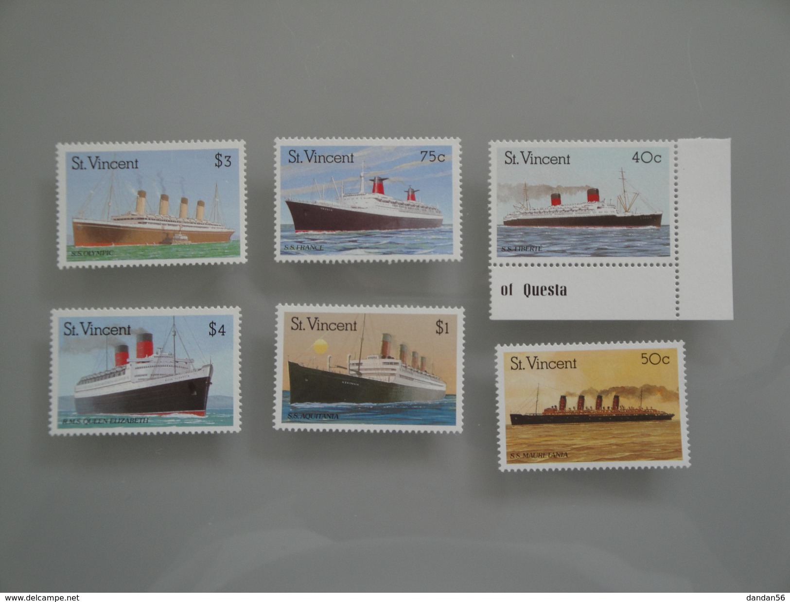 1989  St Vincent Yvert 1123/5 + 1155/6 **  Bateaux  Ships  Scott Xx Michel 1203/6 + 1208/9  SG 1222/5 + 1227/8 - St.Vincent (1979-...)