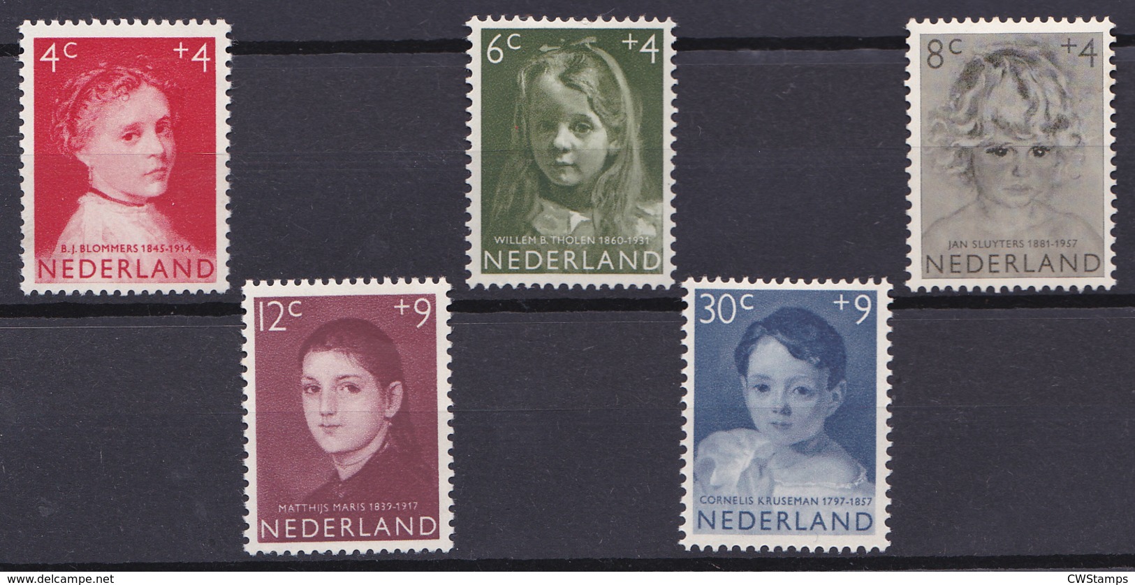 Nederland 702-706 1957 - Ongebruikt