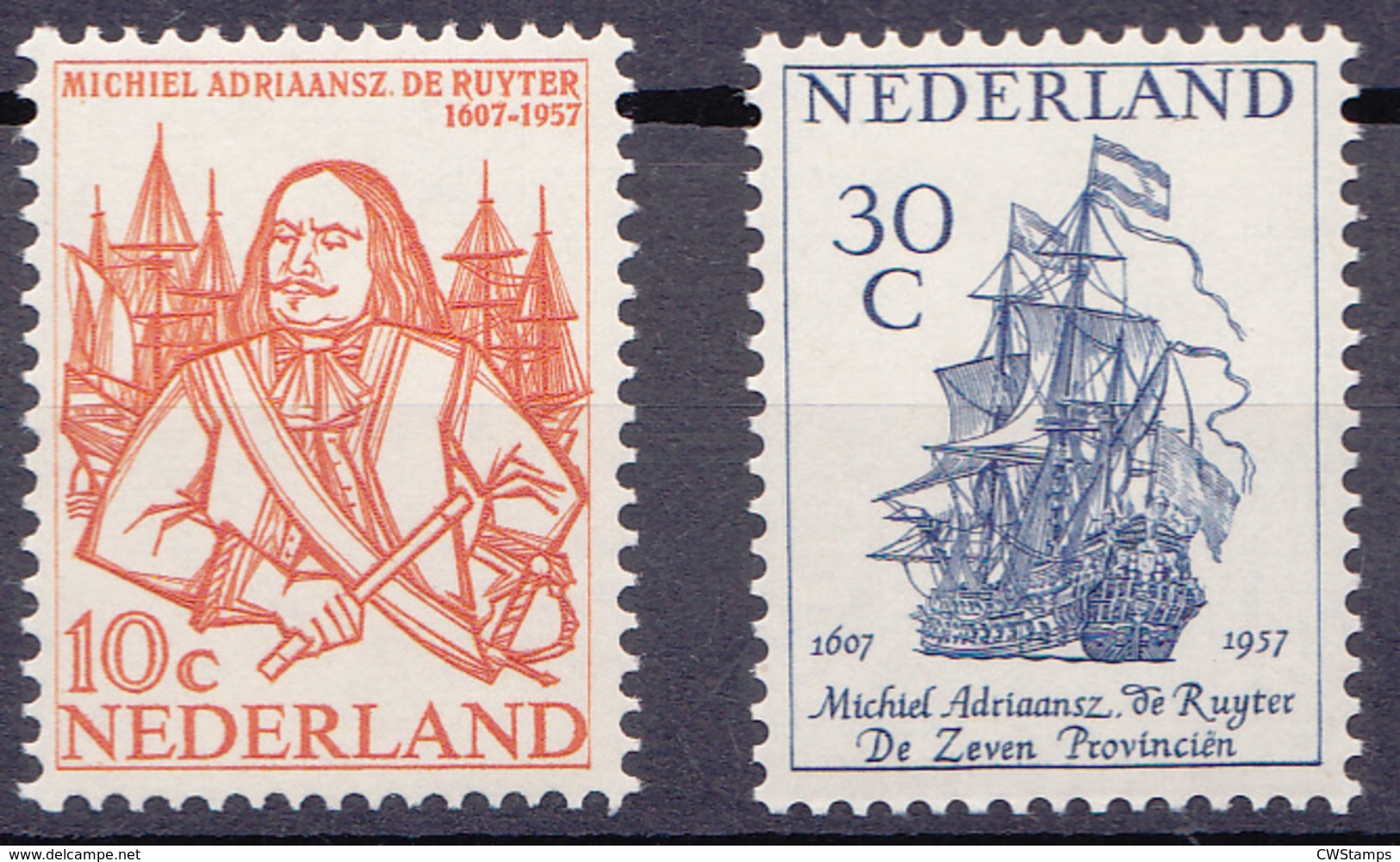 Nederland 693-694 1957 - Neufs
