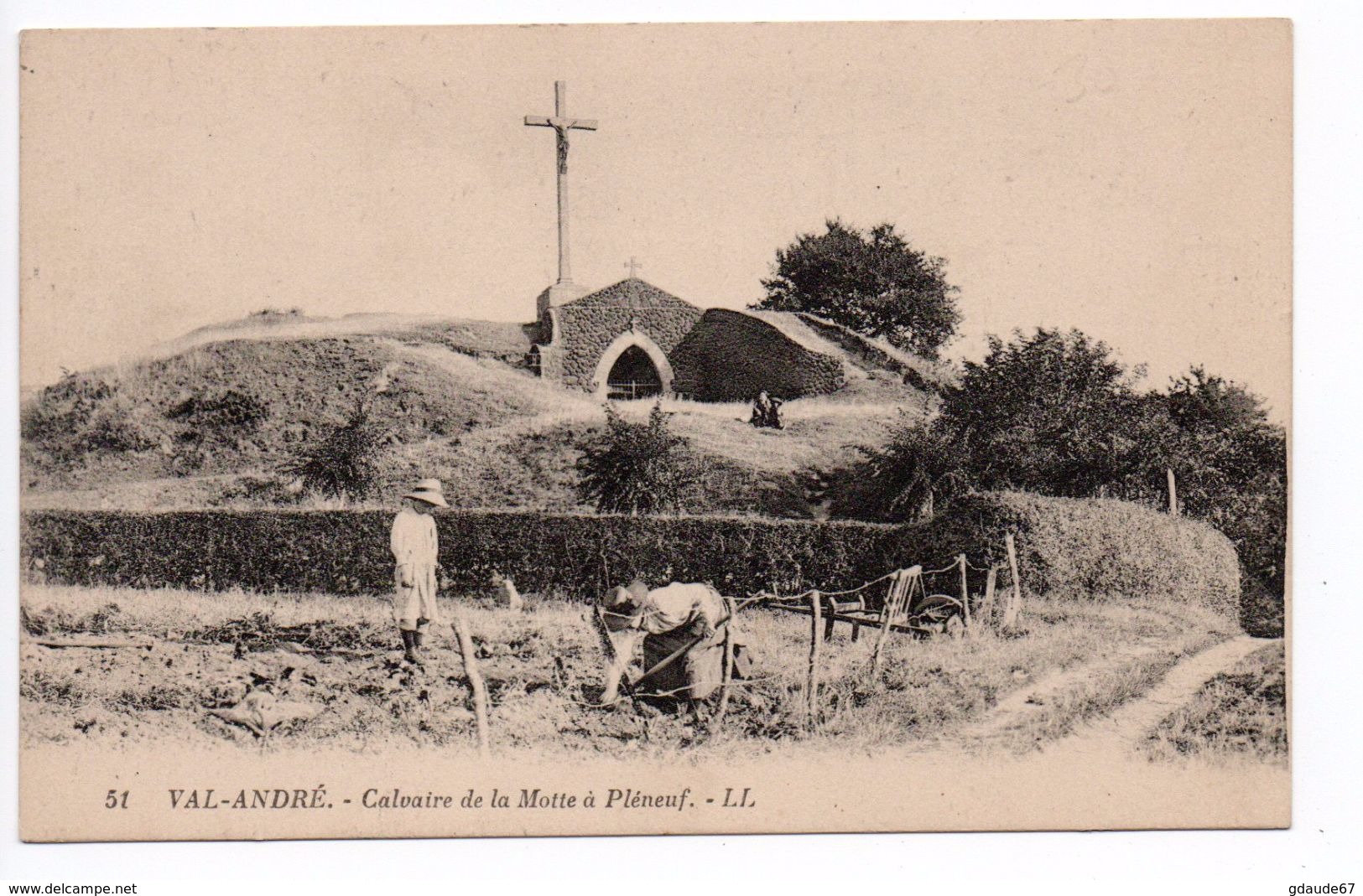 VAL ANDRE (22) - CALVAIRE DE LA MOTTE A PLENEUF - Autres & Non Classés