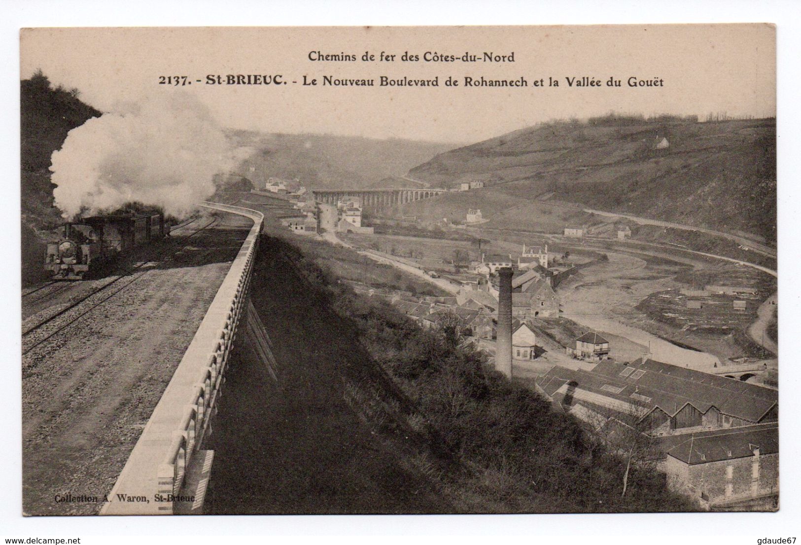 SAINT BRIEUC (22) - LE NOUVEAU BOULEVARD DE ROMANNECH ET LA VALLEE DU GOUET - Saint-Brieuc