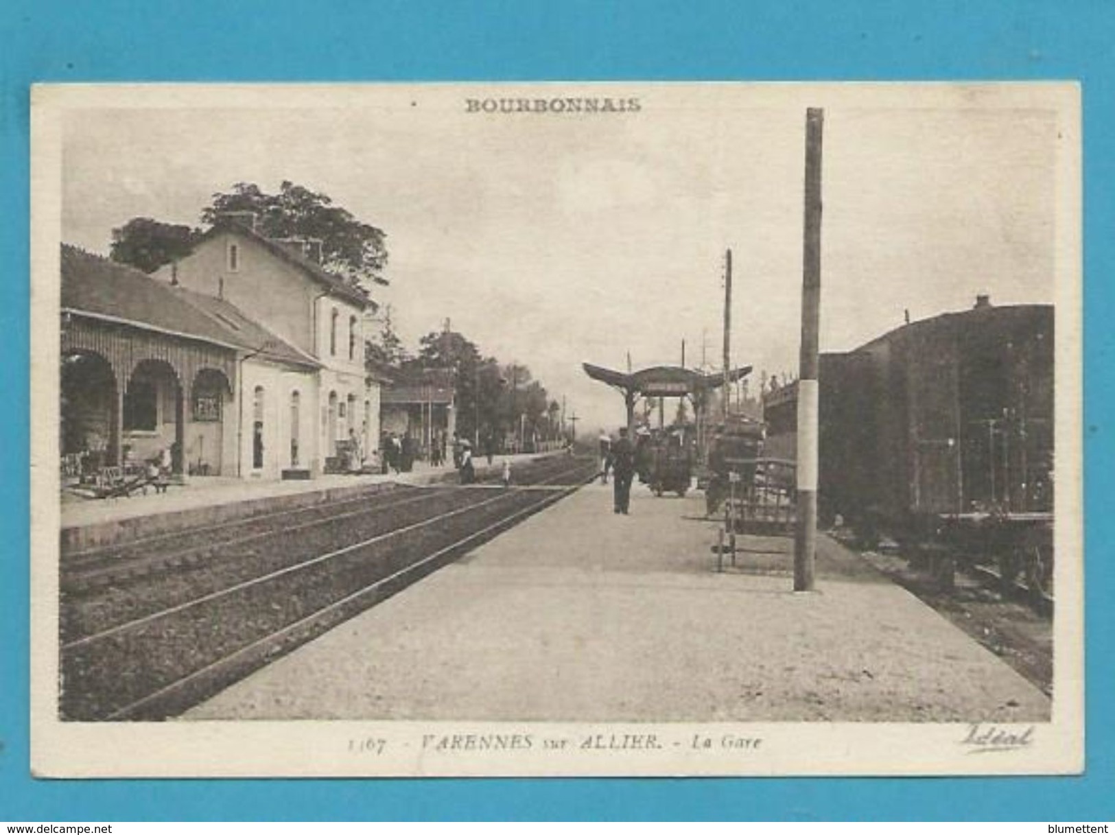 CPA 1367 - Chemin De Fer Train La Gare VARENNES-SUR-ALLIER 03 - Other & Unclassified