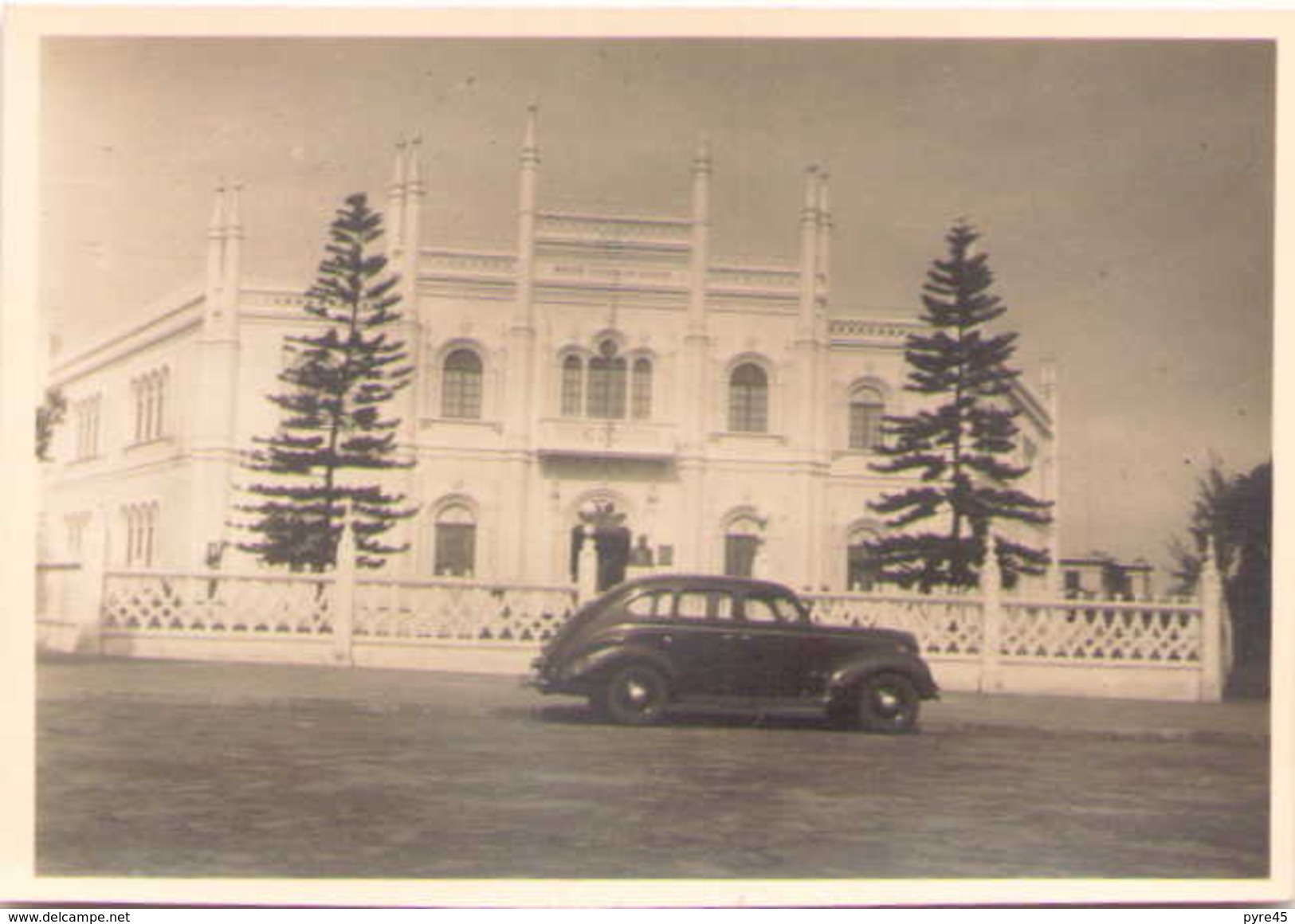 PHOTO AFRIQUE MOZAMBIQUE LE MUSEUM VUE NOUVELLE DE PRESENTATION LORENZO MARQUES OCTOBRE 1949 8 X 5 CM - Africa