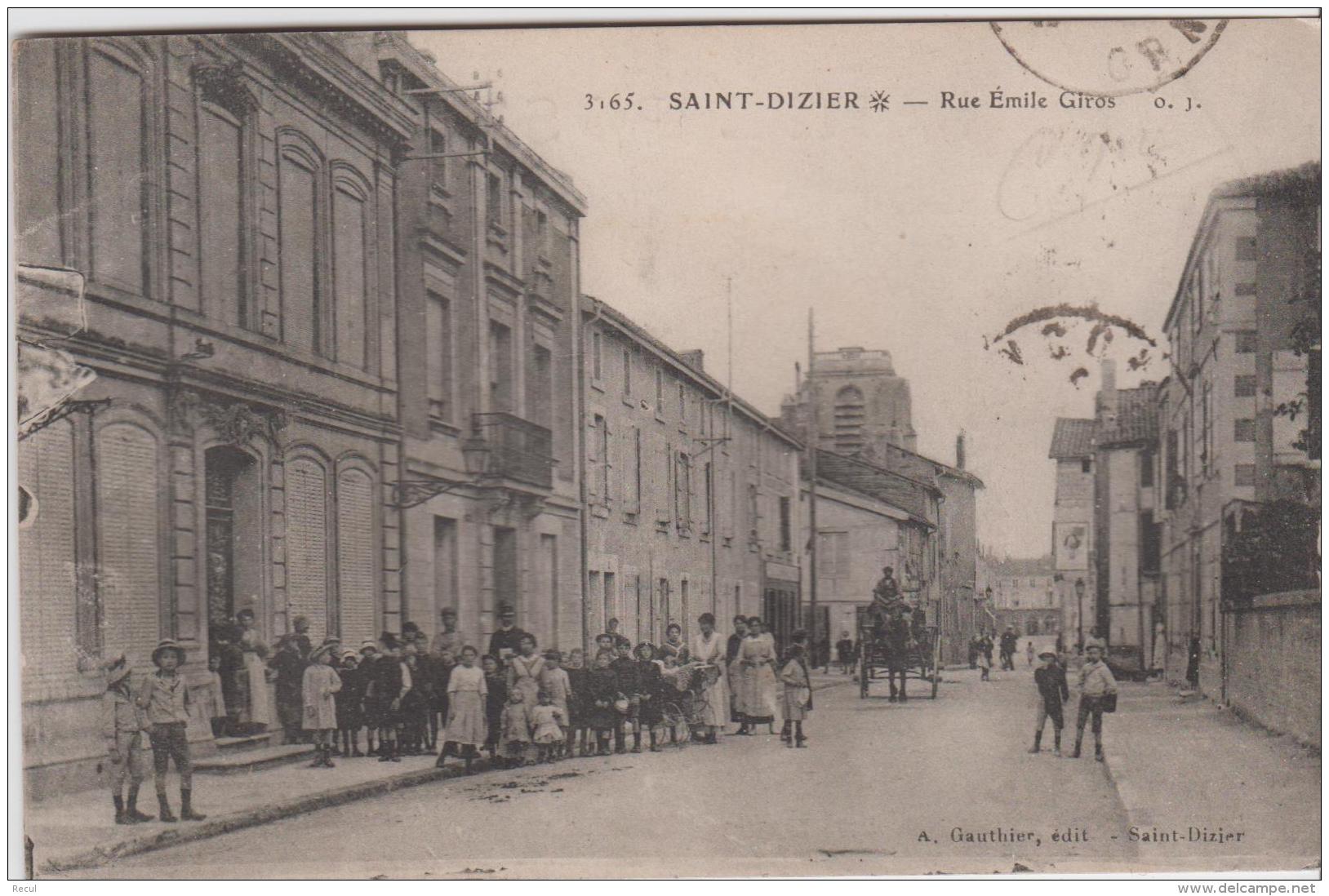 HAUTE MARNE -  3165 - SAINT DIZIER - Rue Emile Giros - Saint Dizier