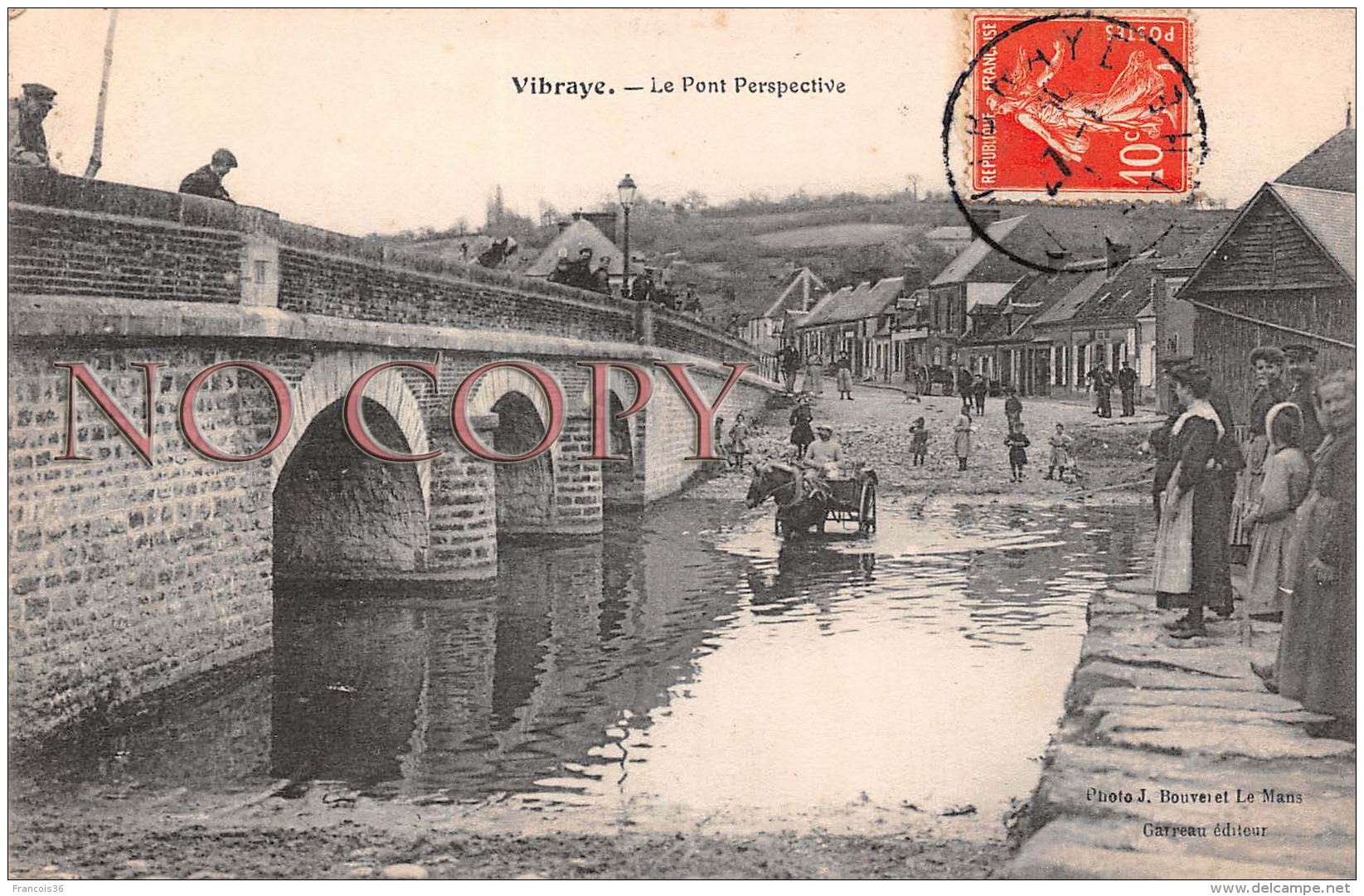 72 - Vibraye - Le Pont Perspective - Vibraye