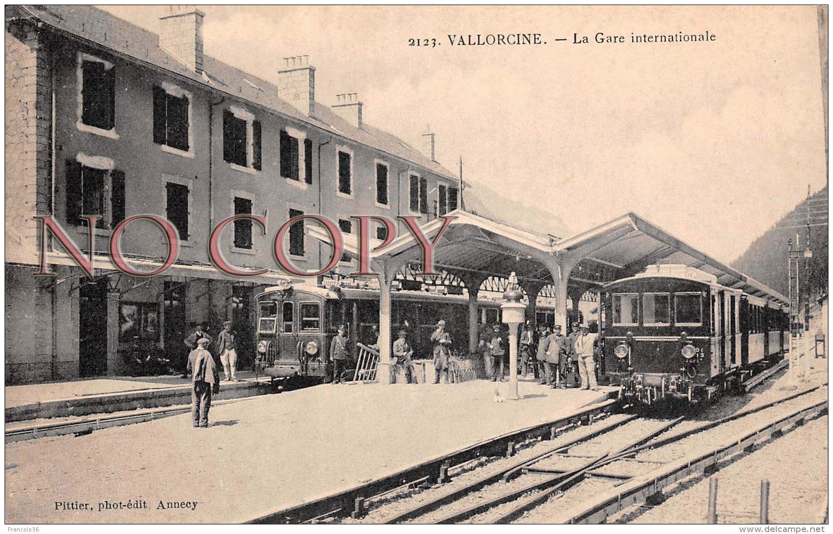 74 - Vallorcine - La Gare Internationale - Autres & Non Classés