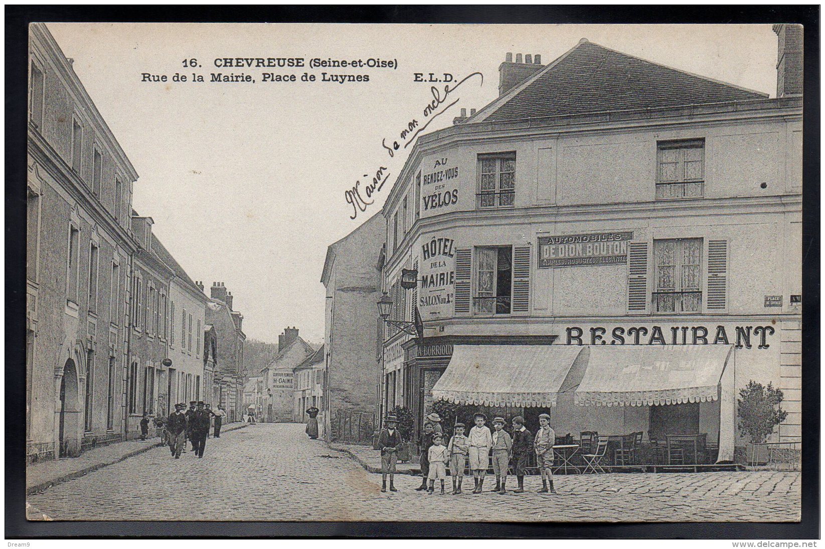 CHEVREUSE 78 - La Place De Luynes - Rue De La Mairie - Hotel De La Mairie - Chevreuse