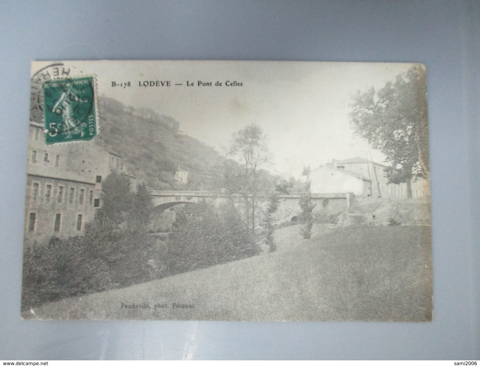 CPA 34 LODEVE LE PONT DE CELLES - Lodeve