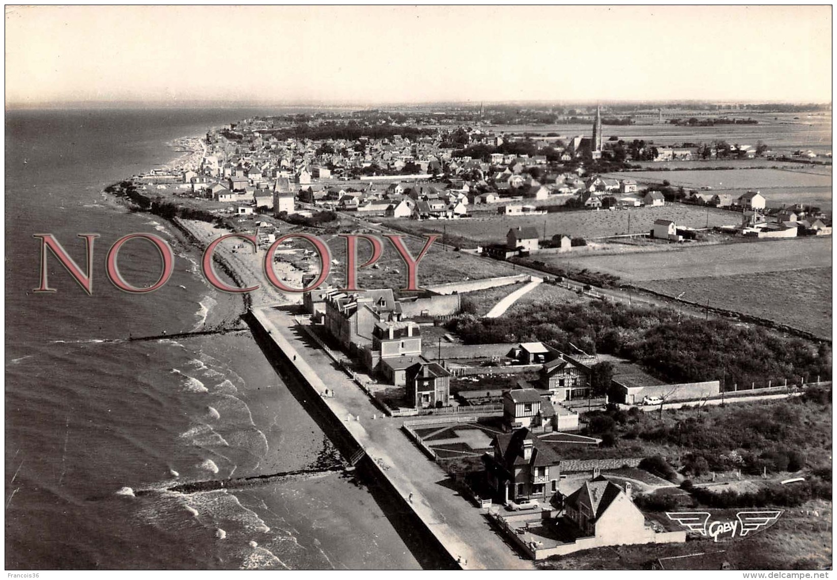 14 - St Saint Aubin Sur Mer - Vue Générale Et Rive Plage - Saint Aubin