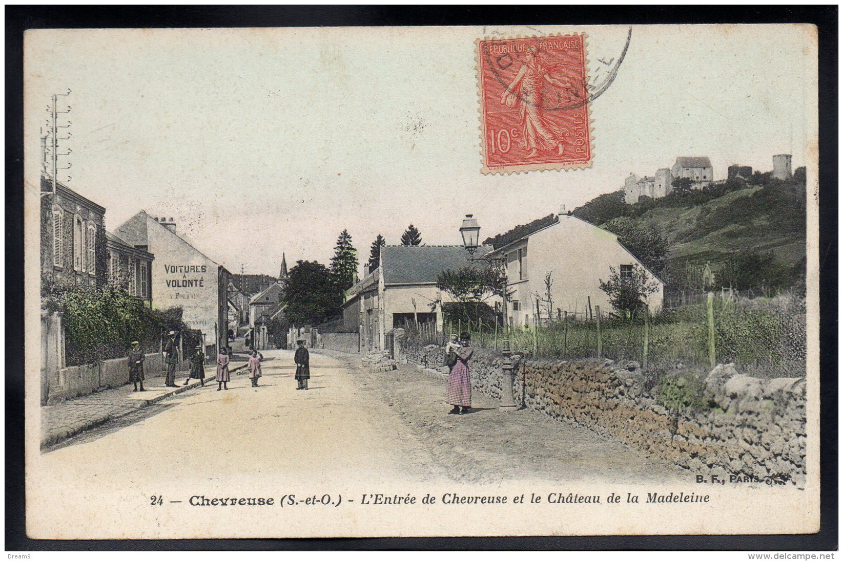CHEVREUSE 78 - L'Entrée De Chevreuse Er Le Chateau De La Madeleine - Chevreuse