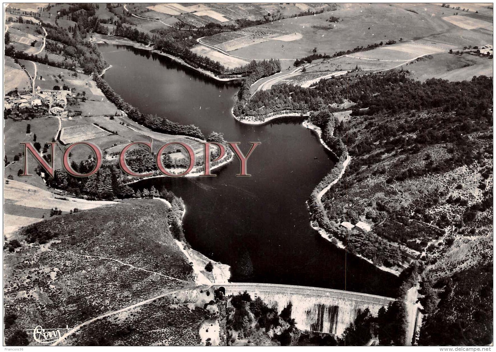 42 - Bourg Argental - Vue Aérienne - Barrage Du Ternay - Bourg Argental