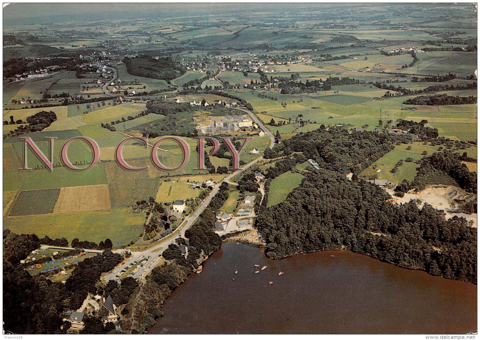 22 - Mur De Bretagne - Le Lac De Guerlédan Et Vue Générale - Autres & Non Classés