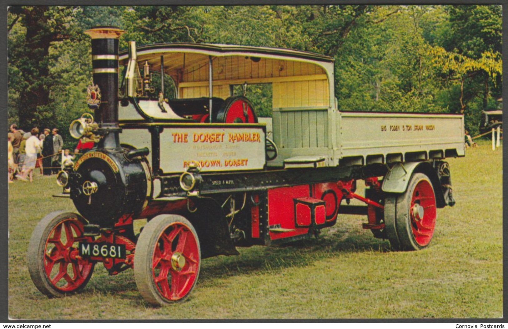 Foden 5 Ton Steam Wagon No 6350 At Beaulieu, Hampshire - Harvey Barton Postcard - Other & Unclassified
