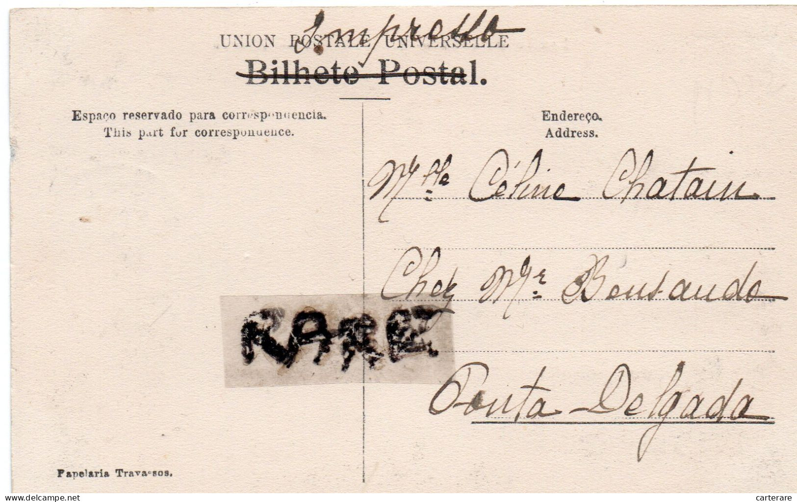 Portugal,portugues,AZORES,ACORES,LOMBA DA CRUZ,SAINT MICHAEL'S,1911,timbre,village,fermier - Açores
