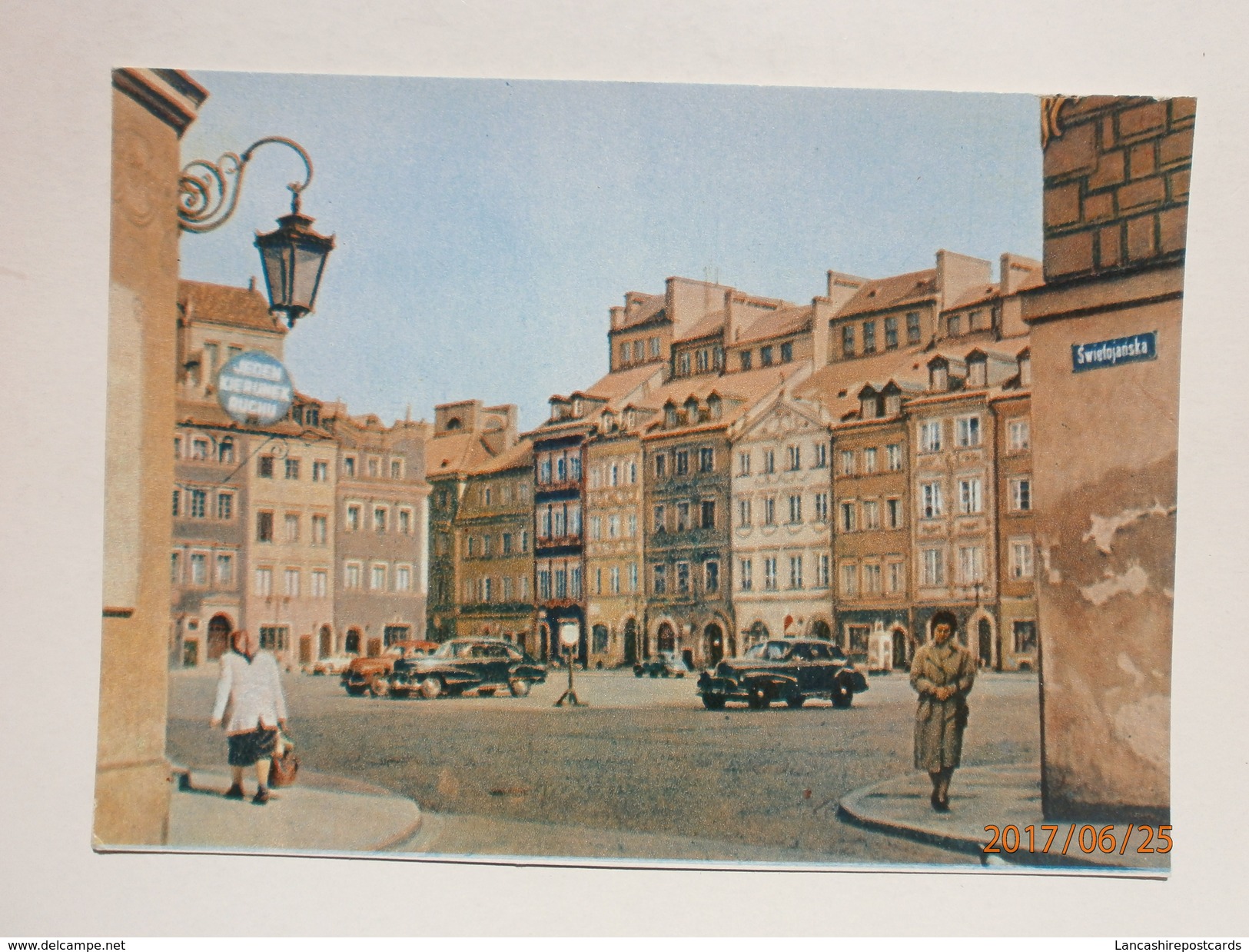 Postcard Warszawa Rynek Starego Miasta Warsaw Old Town Market Place Poland My Ref B21433 - Poland