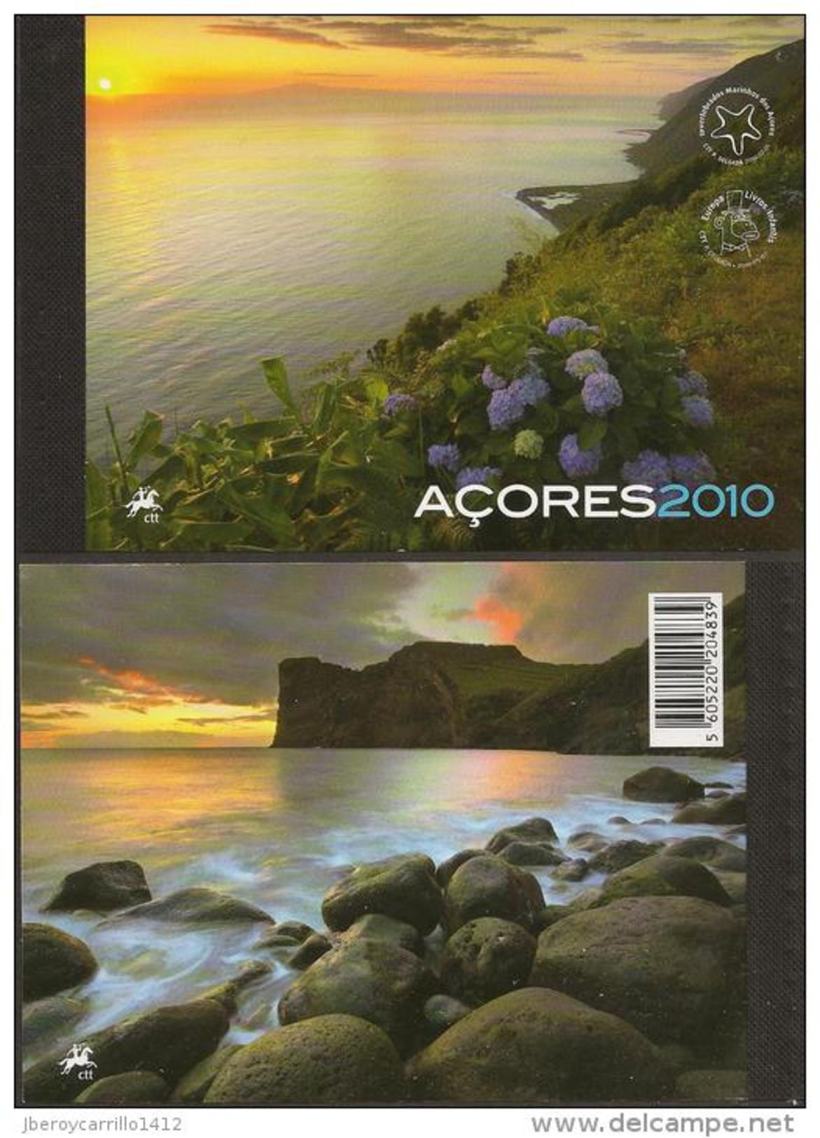 AZORES -CARNET PRESTIGIO- PRUEBAS COLOR NUMERADA, SERIE Y HOJITA BLOQUE Del EUROPA-CEPT 2010 "LIBROS PARA NIÑOS" - 2010