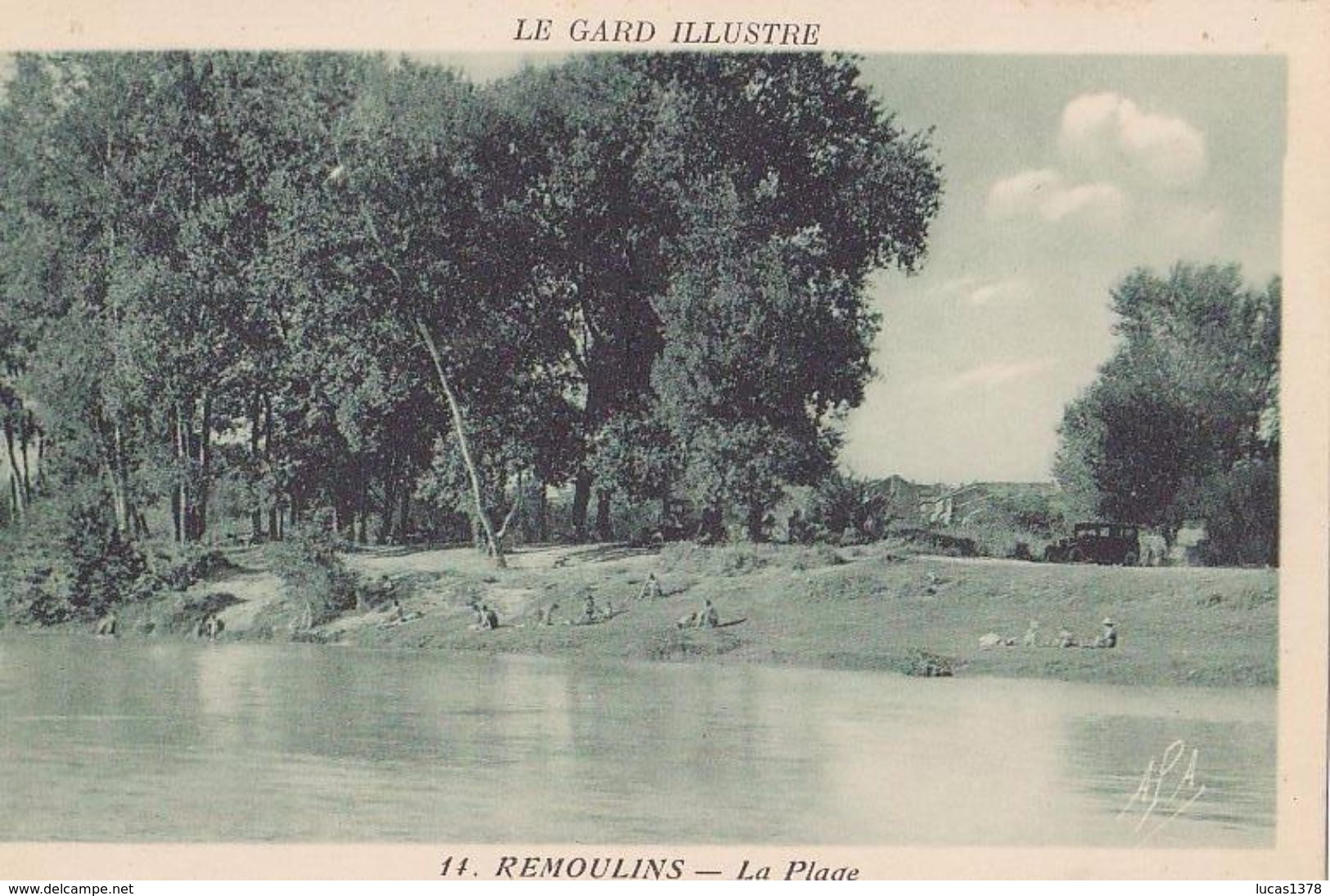 30 / REMOULINS / LA PLAGE - Remoulins