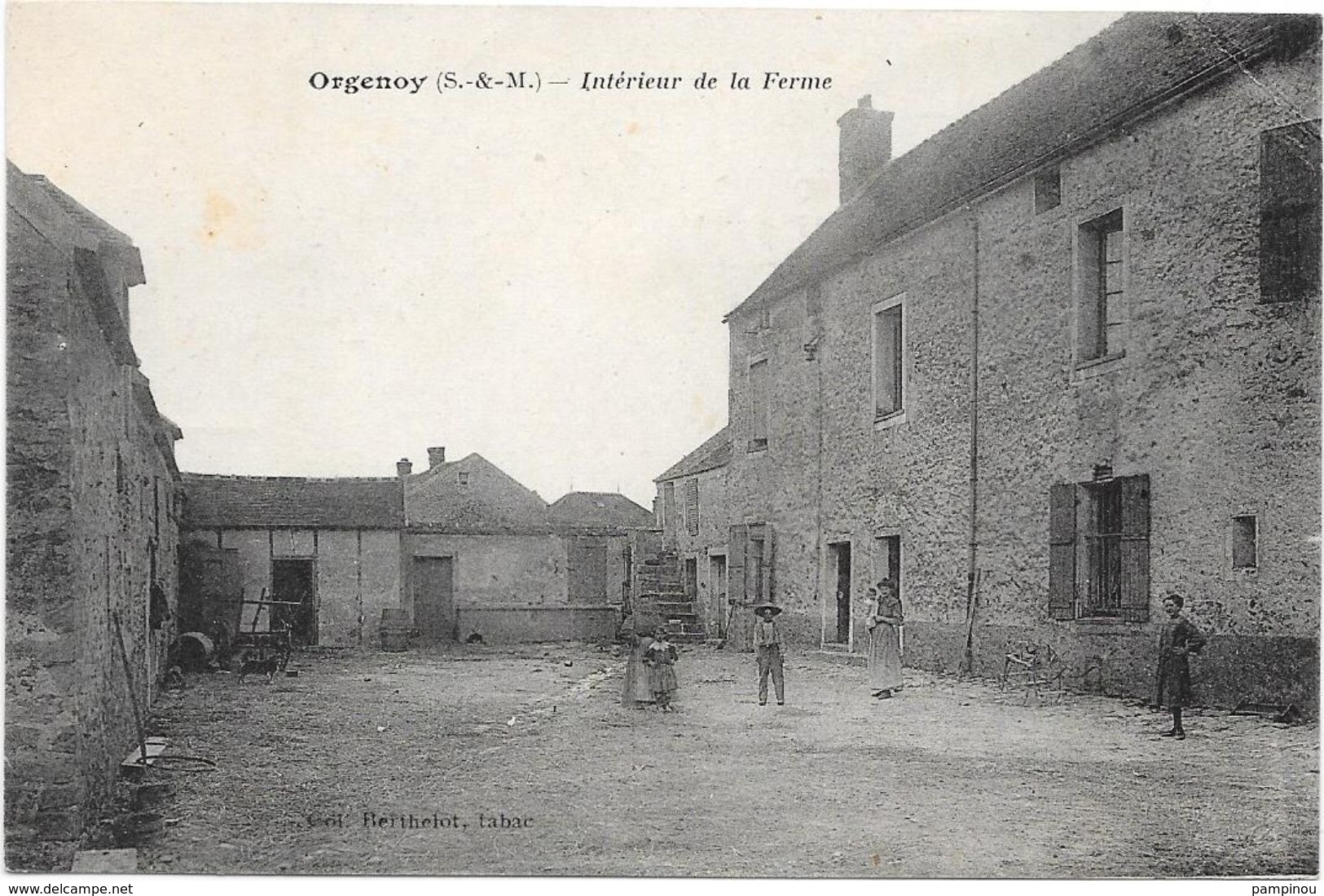 77 ORGENOY - Intérieur De La Ferme - Animée - Other & Unclassified