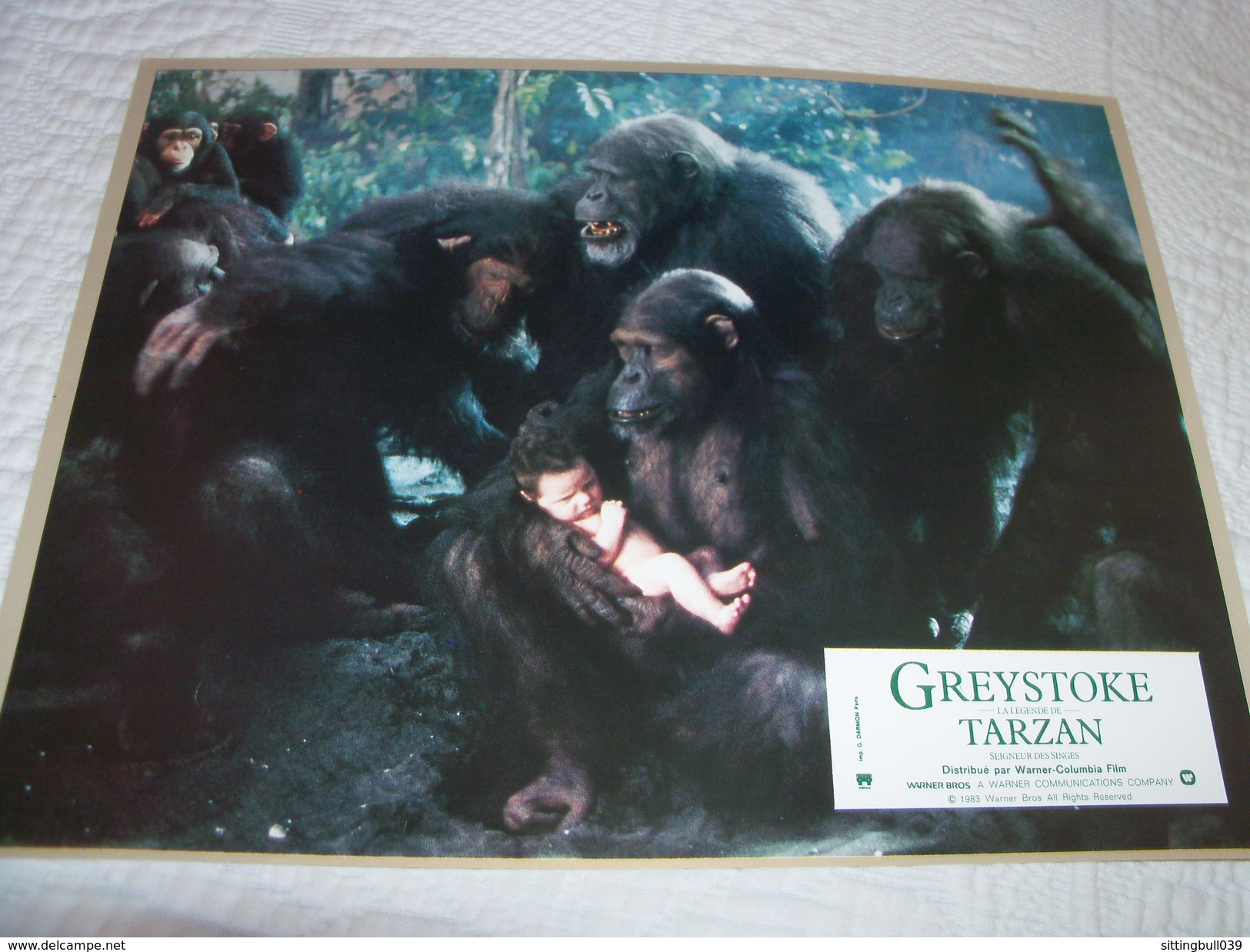 TARZAN. GREYSTOKE, La Légende De Tarzan, Seigneur Des Singes. Affiche Du Film + Enveloppe Des Photos Du Film (8/12) - Tarzan