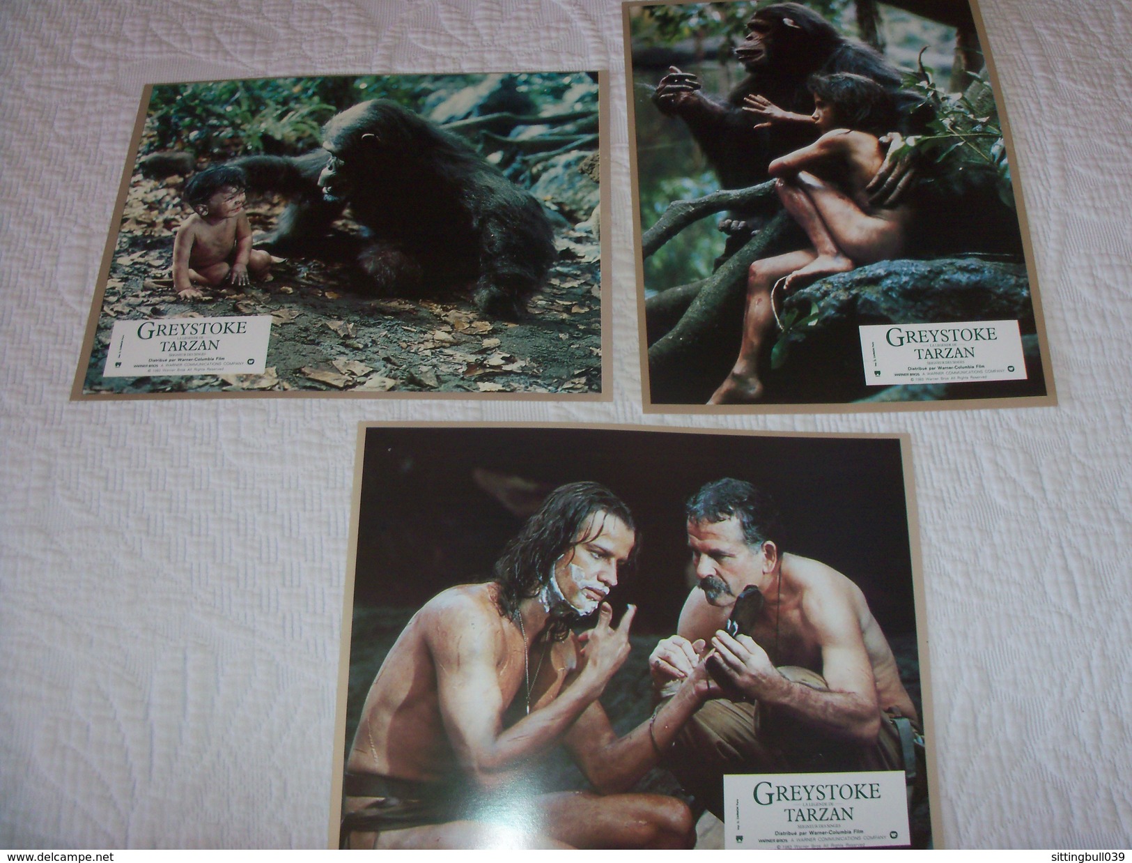 TARZAN. GREYSTOKE, La Légende De Tarzan, Seigneur Des Singes. Affiche Du Film + Enveloppe Des Photos Du Film (8/12) - Tarzan