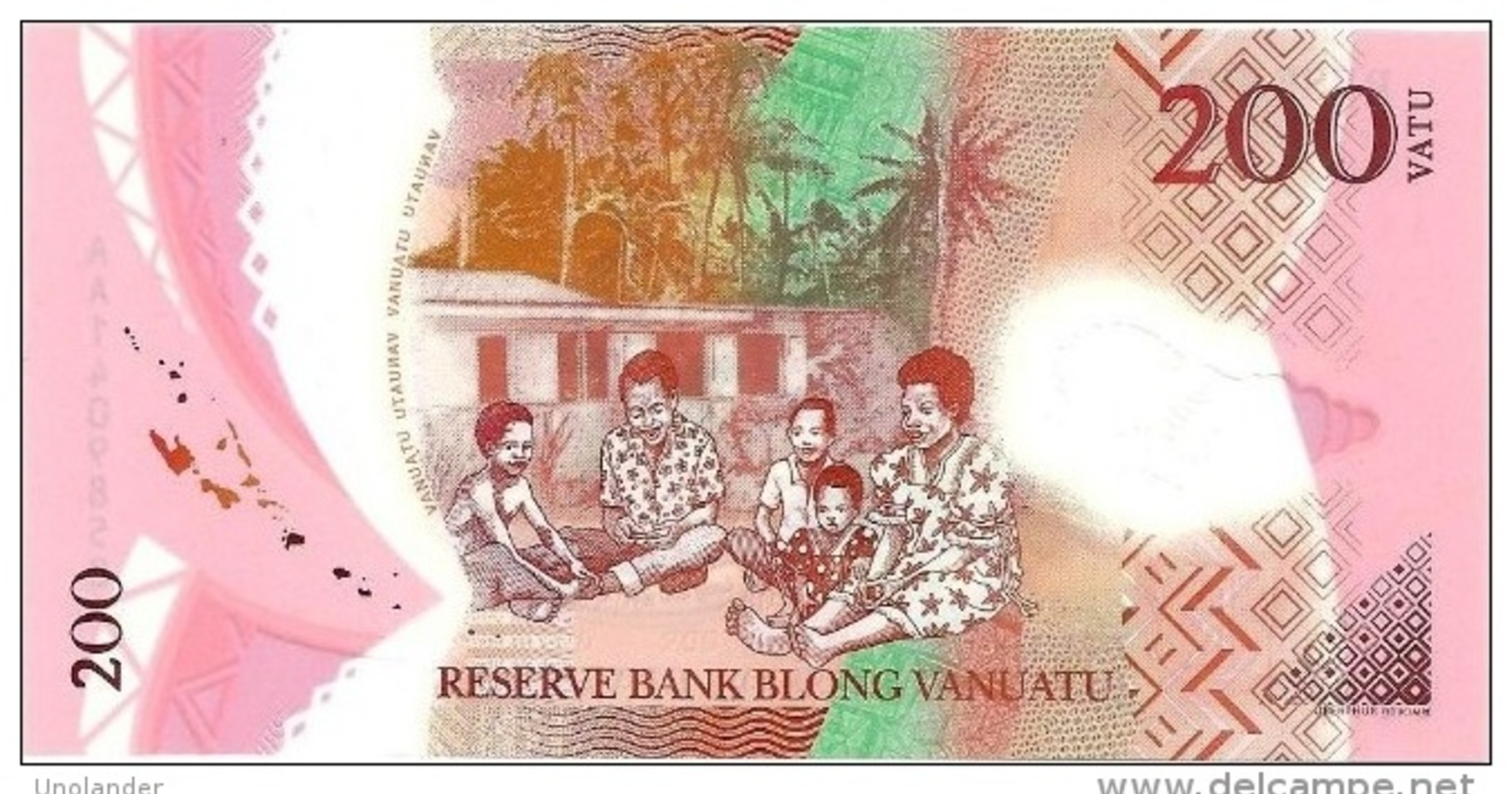 VANUATU 200 VATU POLYMER 2014 P- New **UNC** - Vanuatu