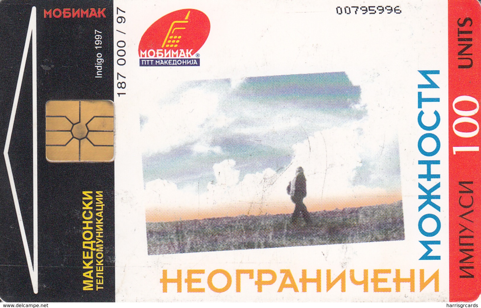 NORTH MACEDONIA - Mobimak / Instructions,04/97 ,100 U, Used - Macédoine Du Nord