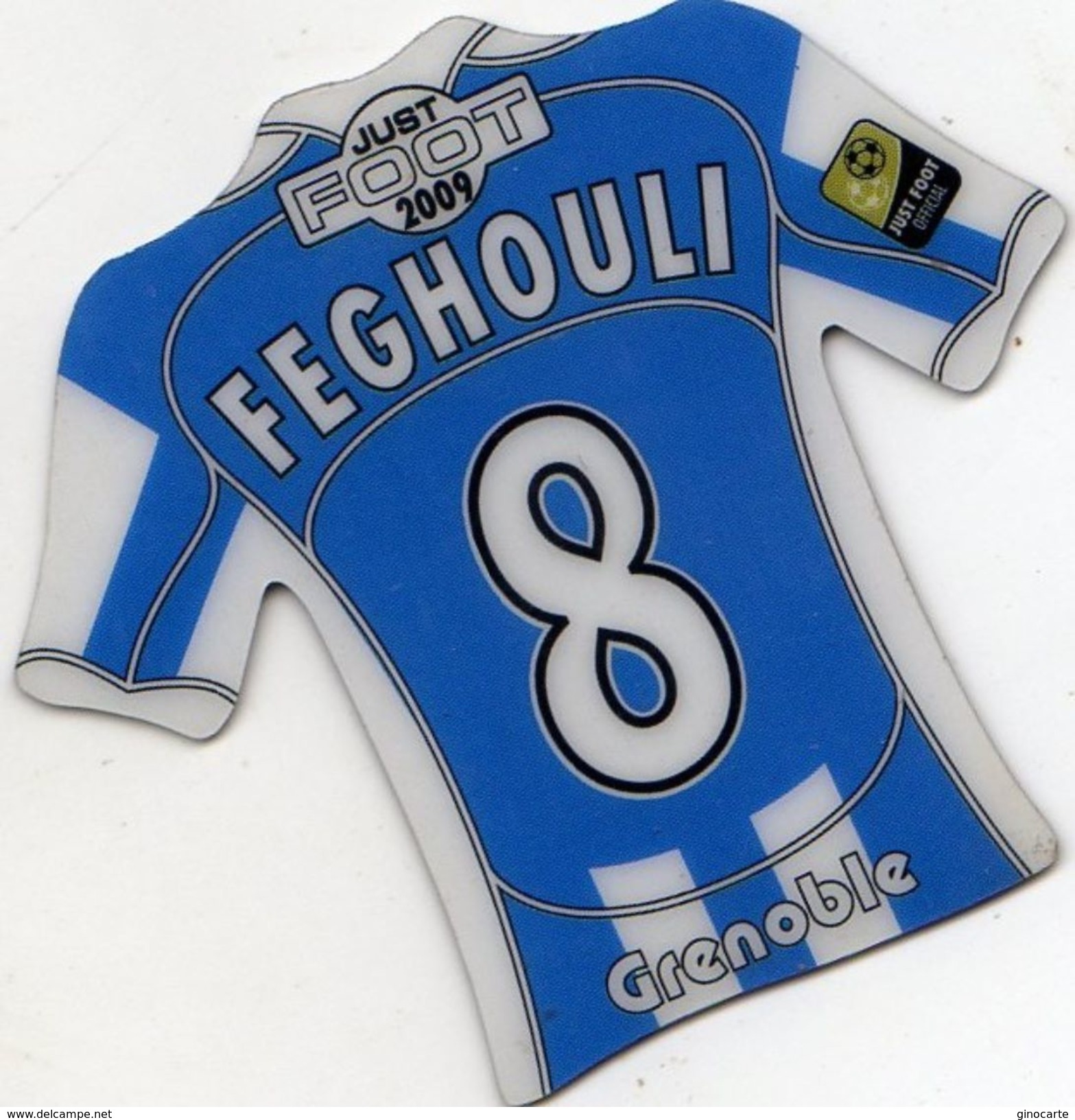 Magnet Magnets Maillot De Football Pitch Grenoble Feghouli 2009 - Sports